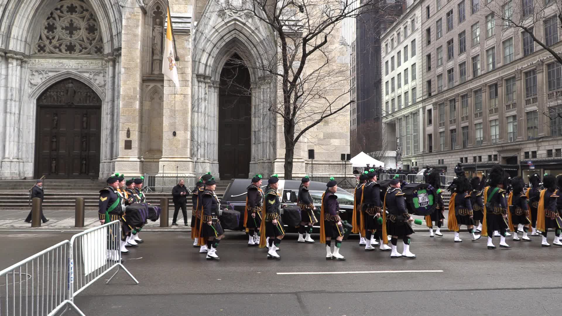 NYC: Funeral NYPD Wilbert Mora