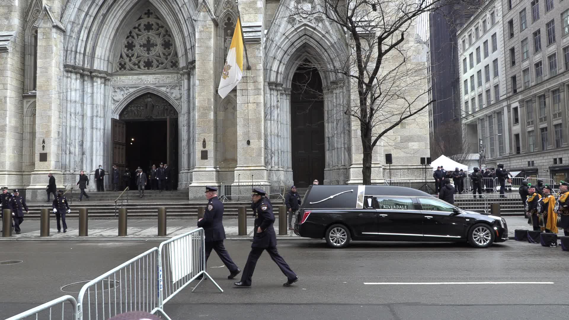 NYC: Funeral NYPD Wilbert Mora