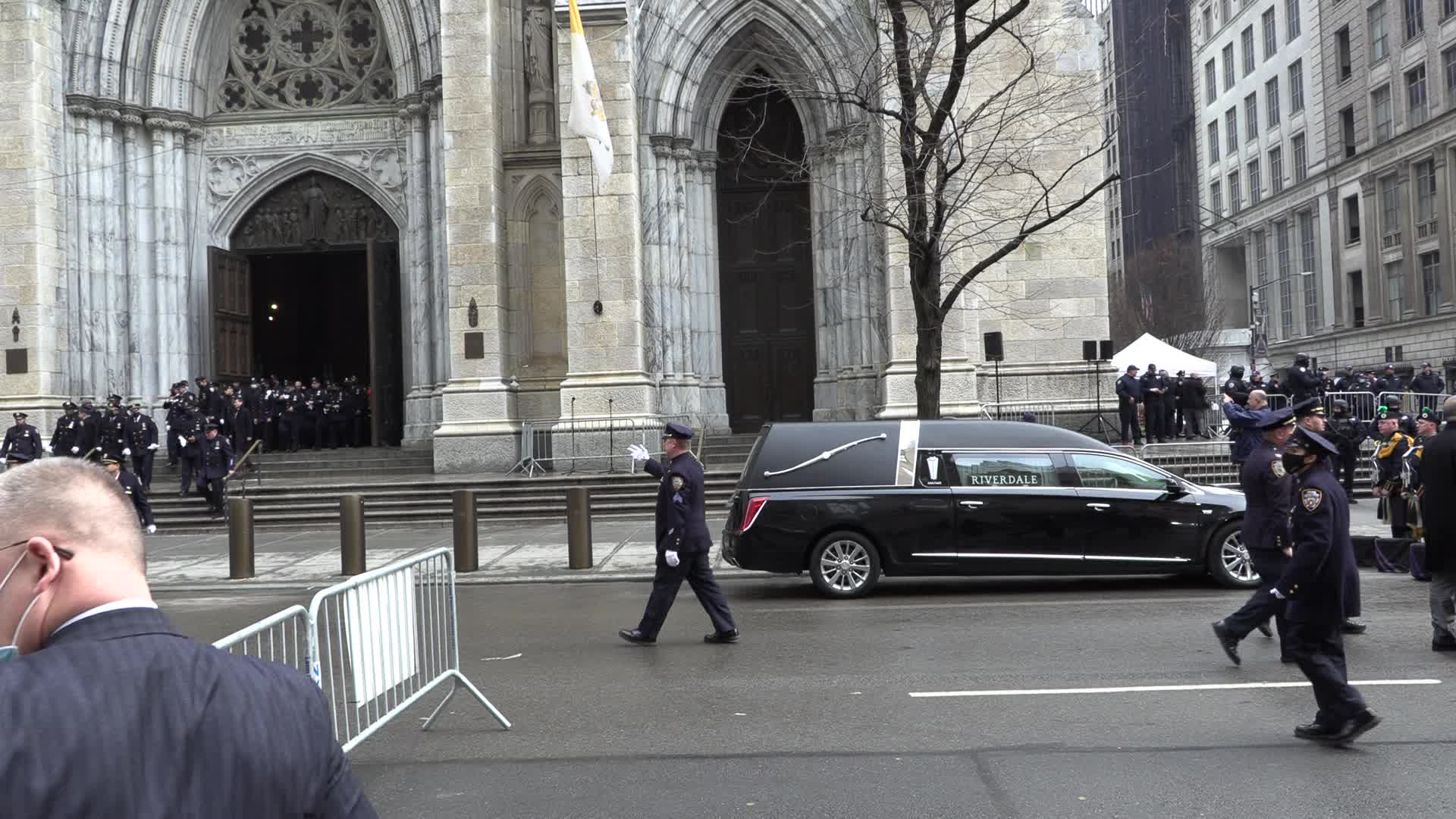 NYC: Funeral NYPD Wilbert Mora