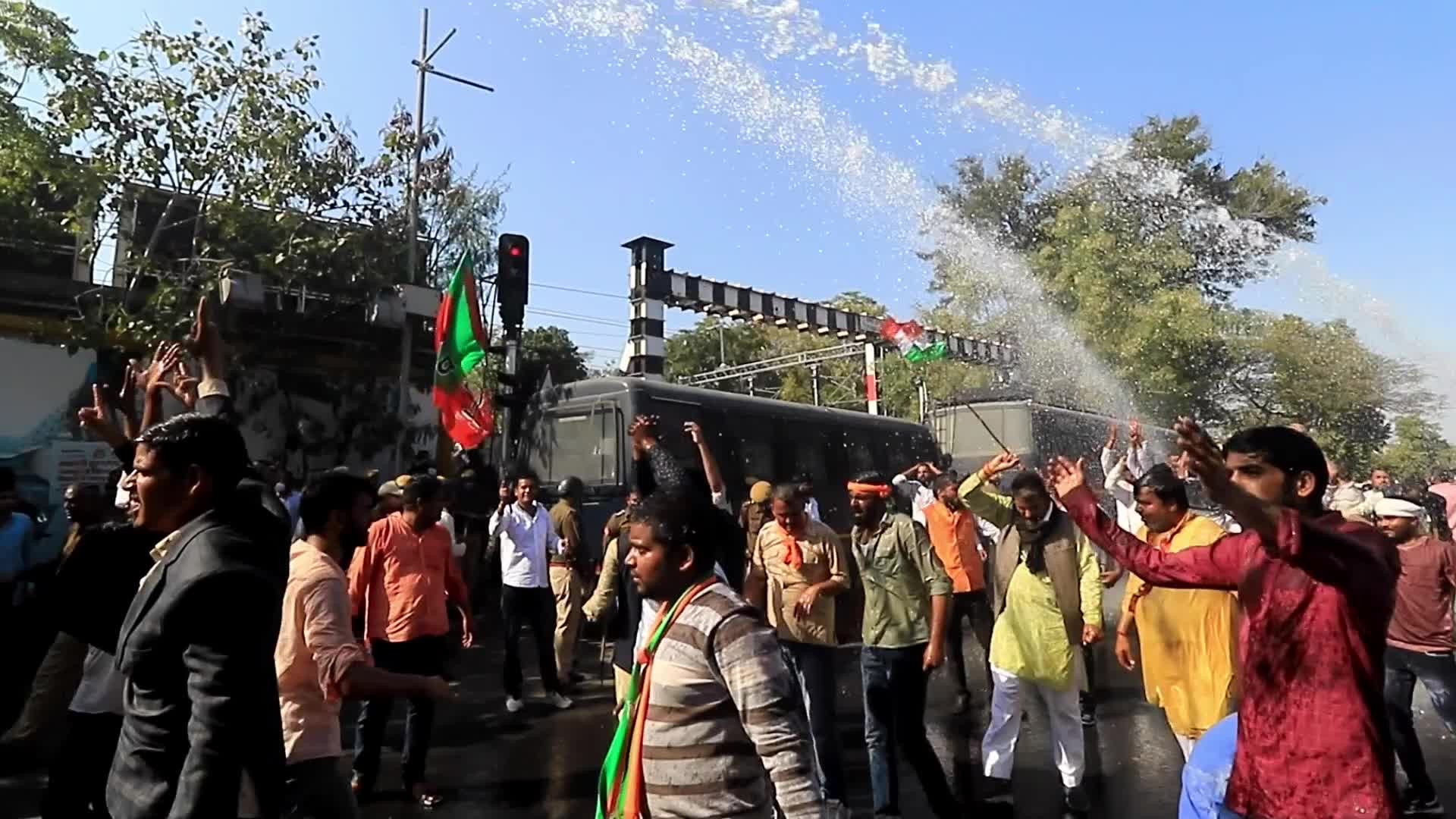 BJP Protest in Jaipur 