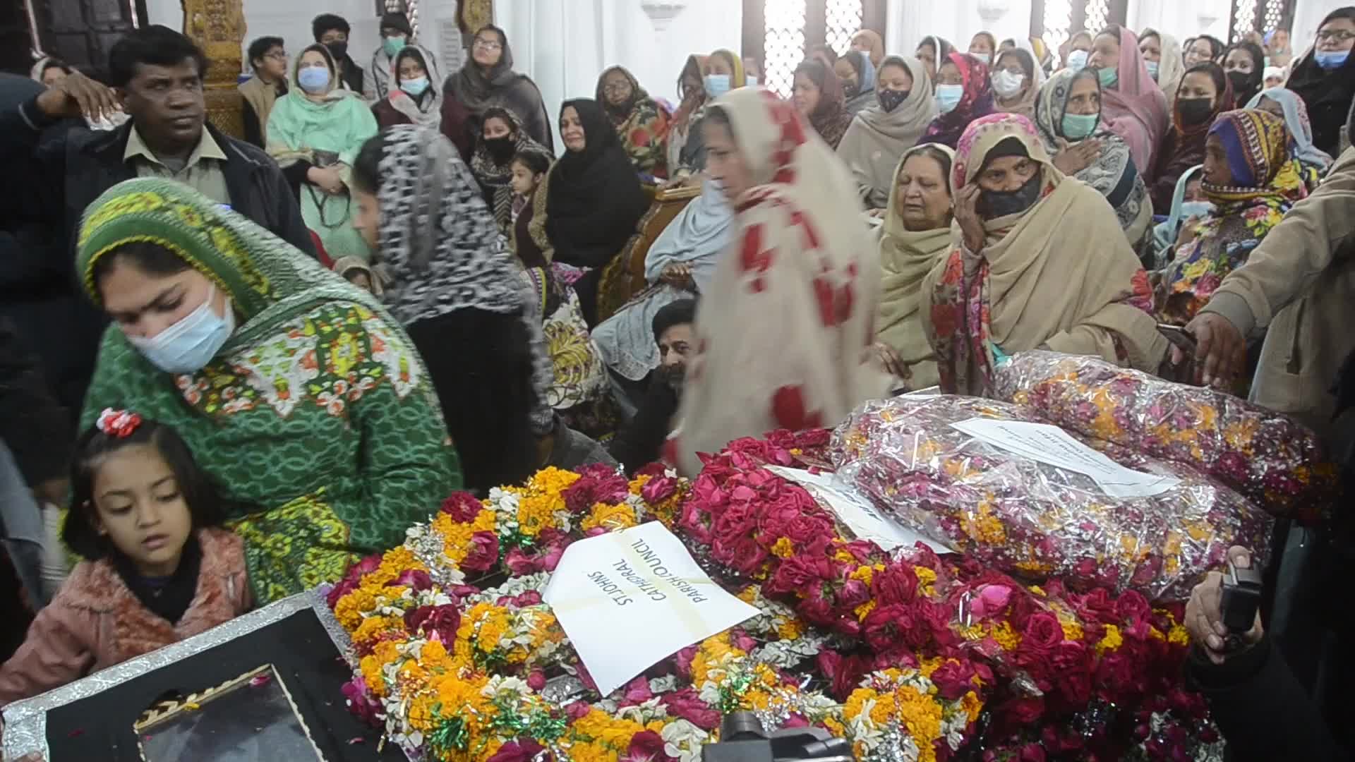 Christian priest was gunned down when driving back home after Sunday prayers in Peshawar
