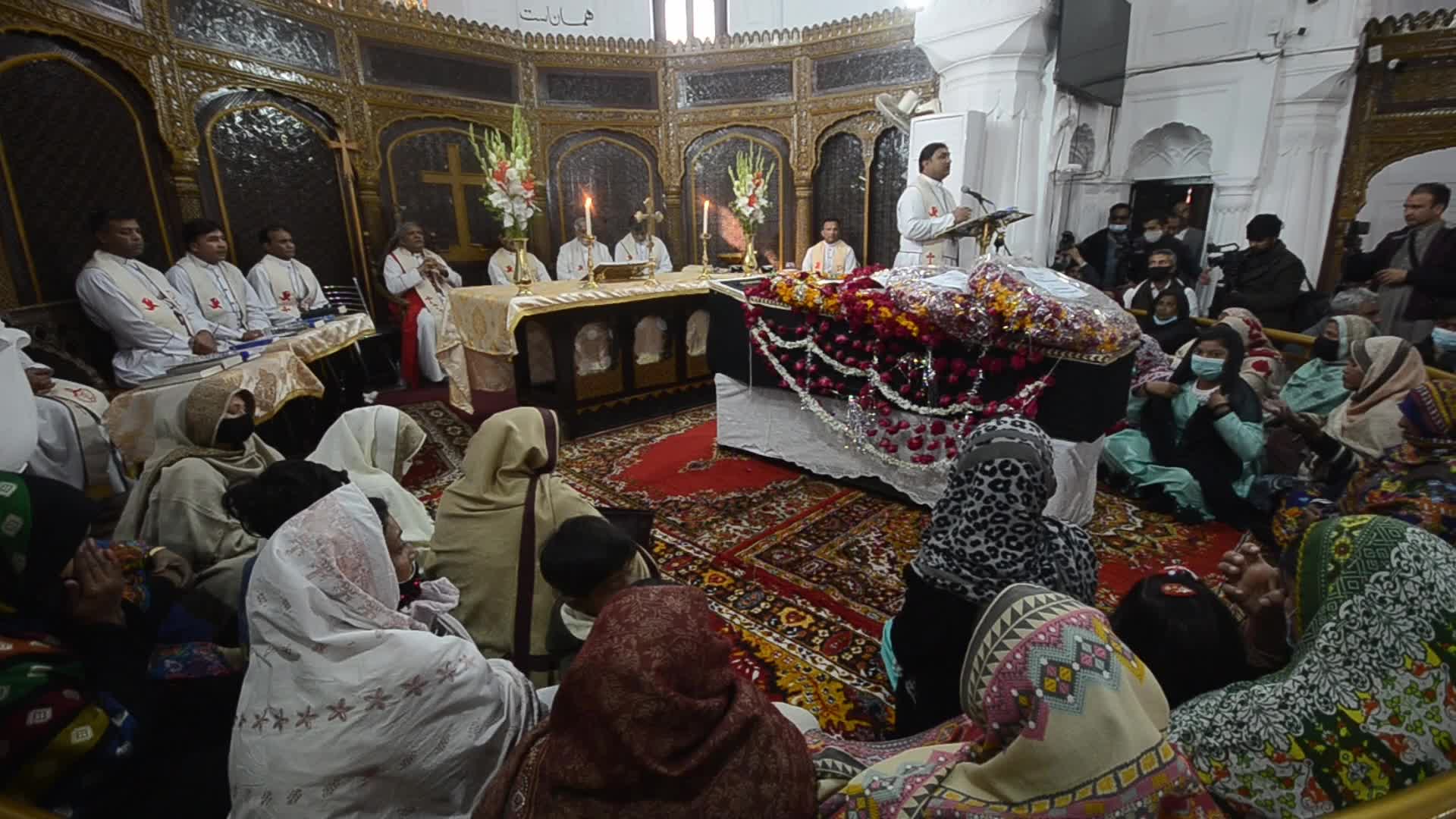 Christian priest was gunned down when driving back home after Sunday prayers in Peshawar