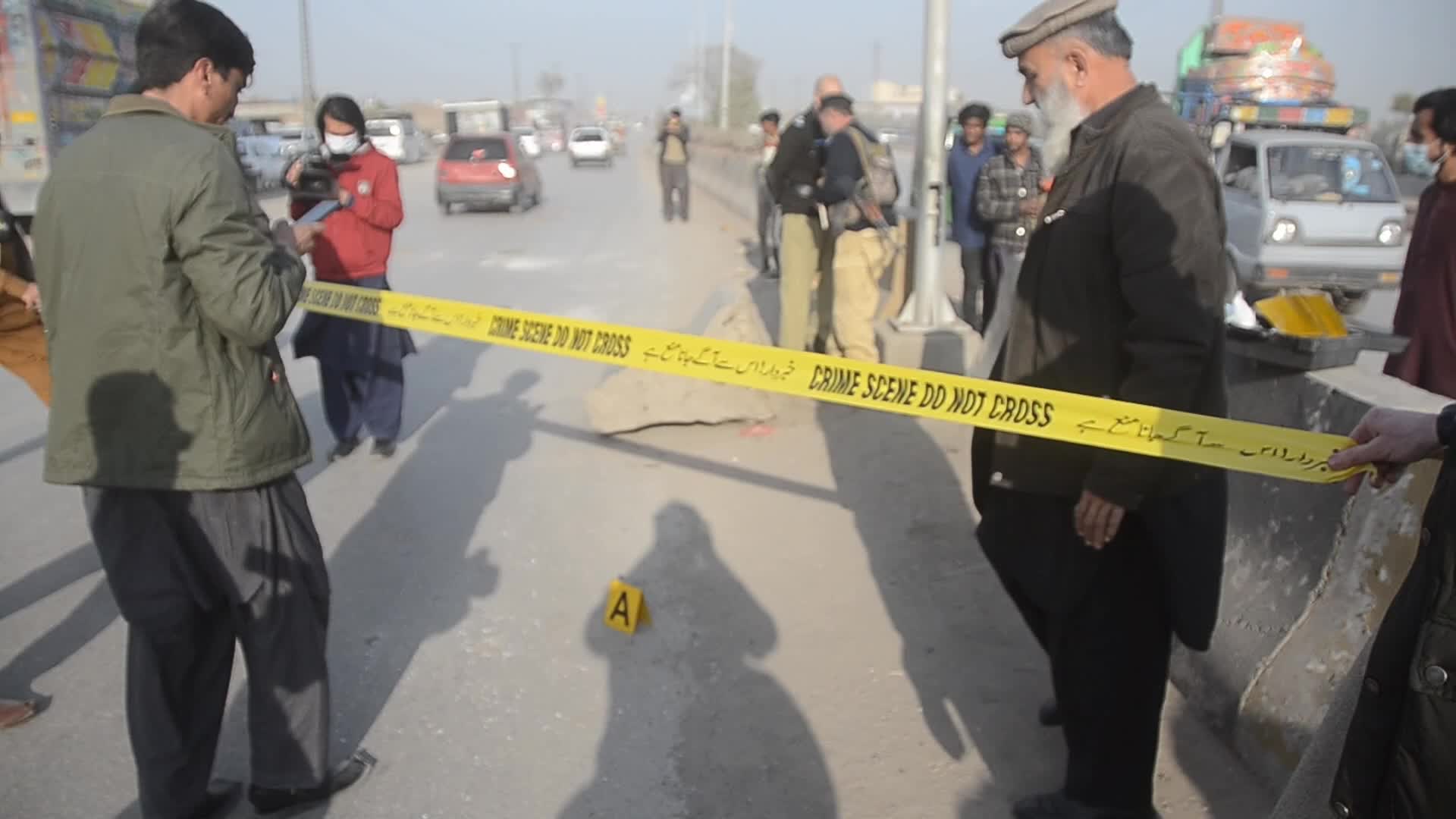 Christian priest was gunned down when driving back home after Sunday prayers in Peshawar