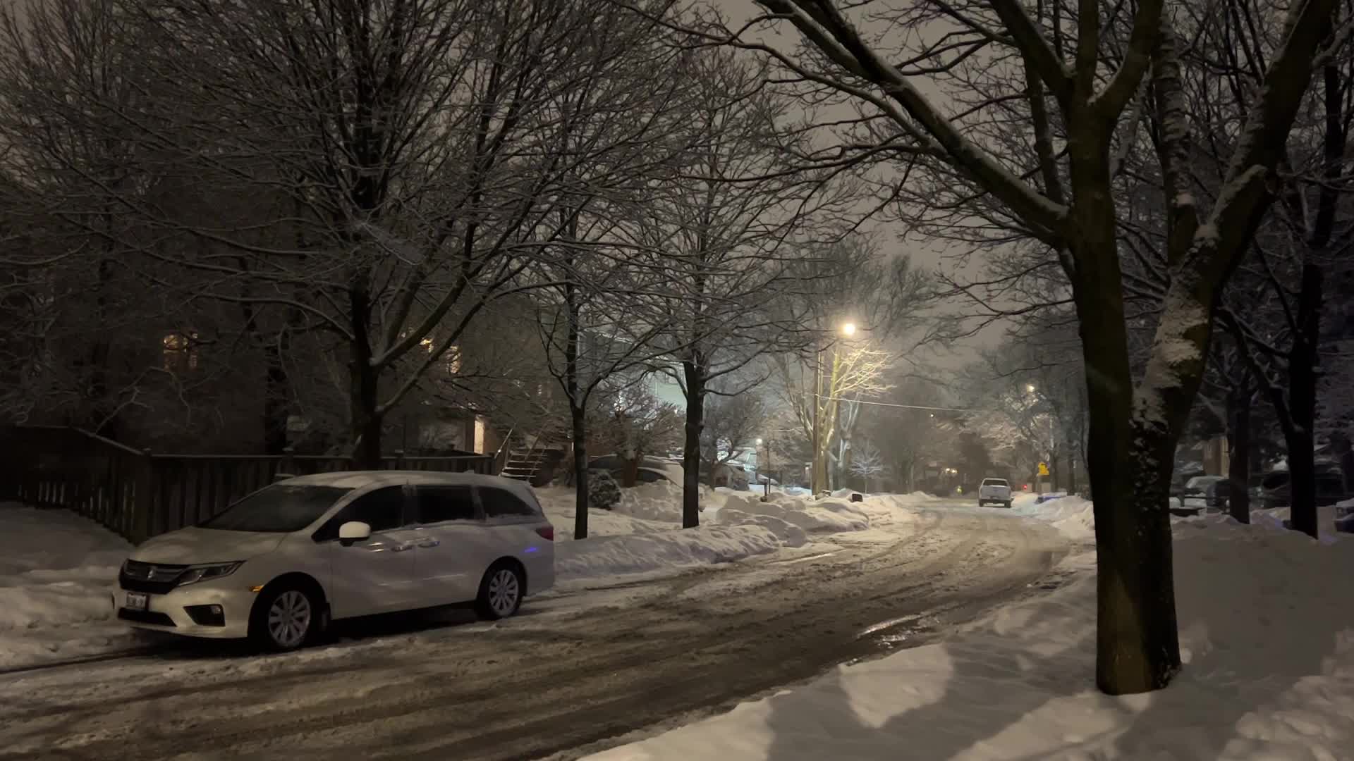 Snowfall in Toronto