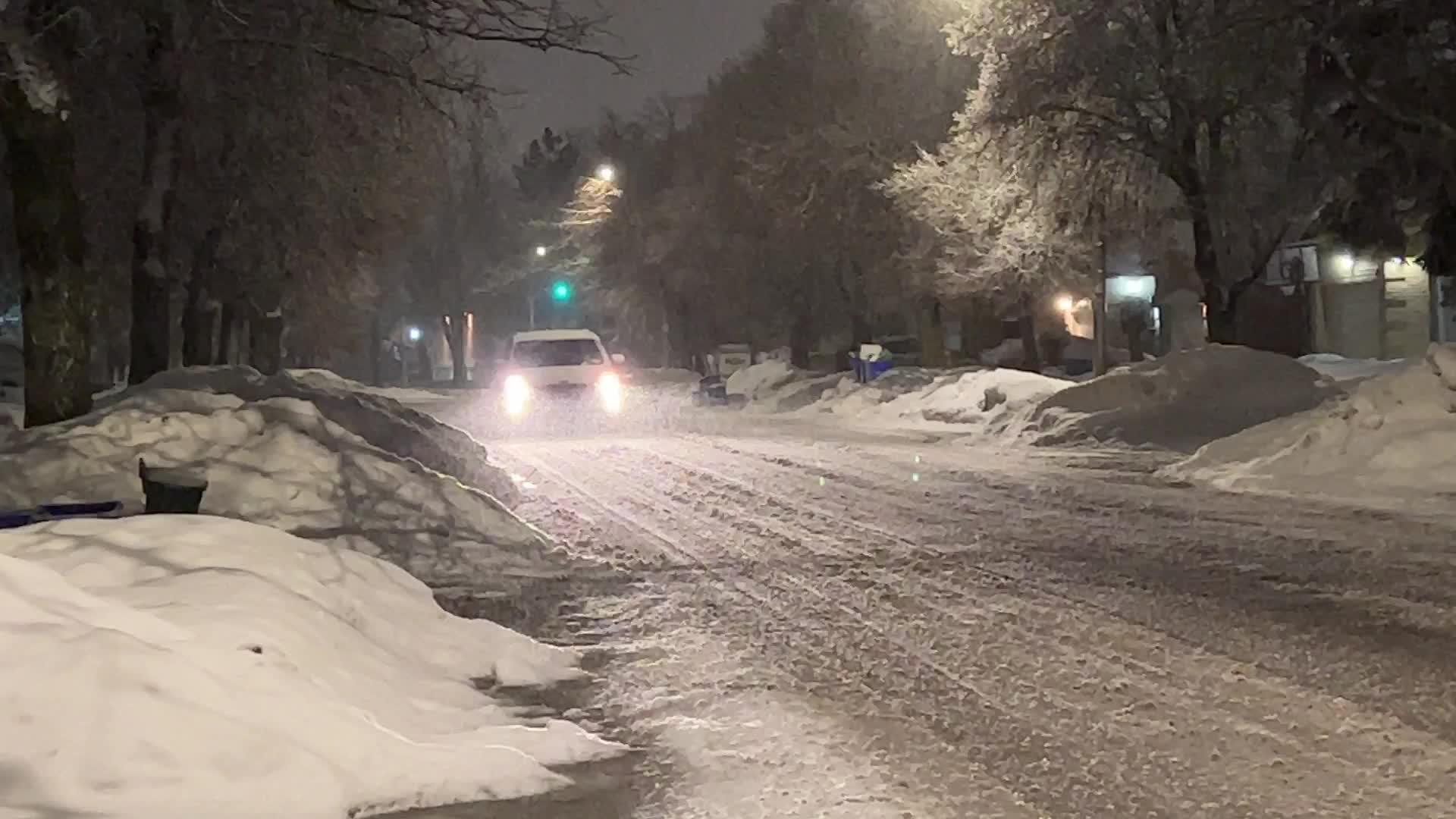 Snowfall in Toronto