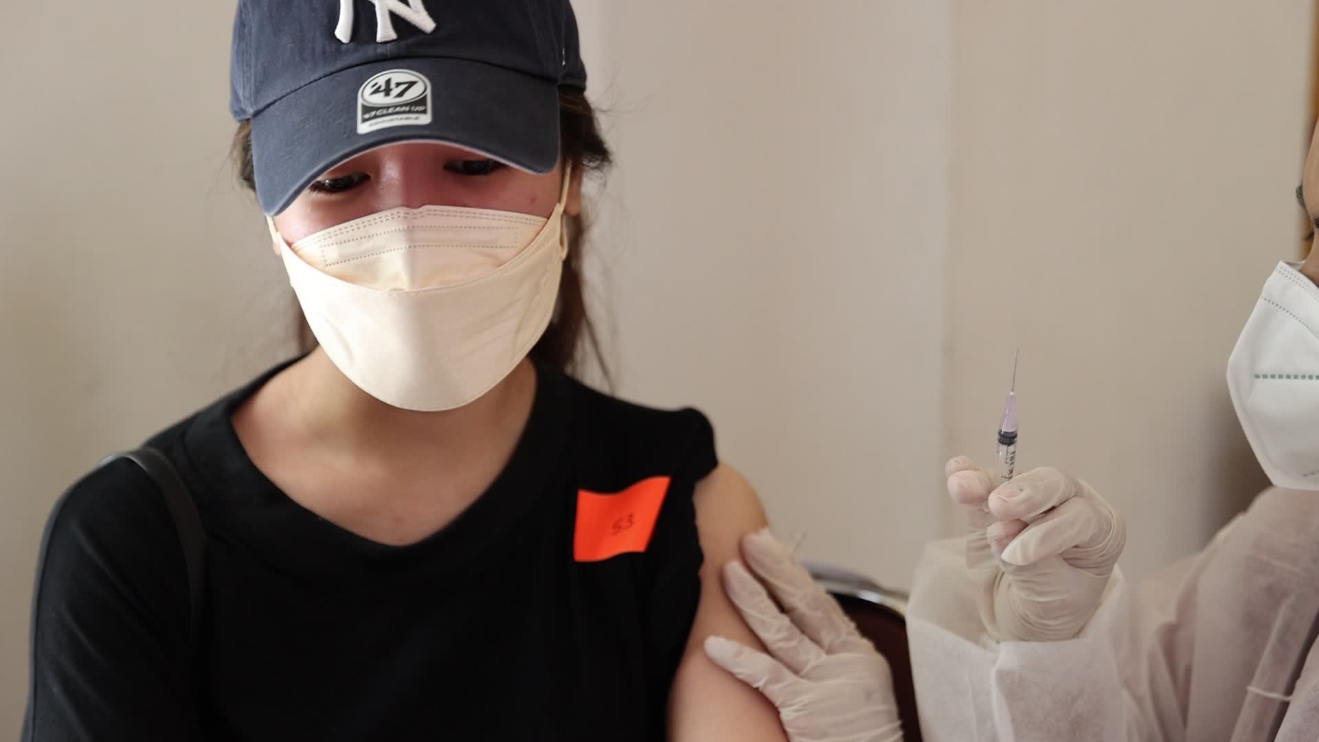 Jakarta Residents Receive COVID-19 Booster Dose At A Chistian Church
