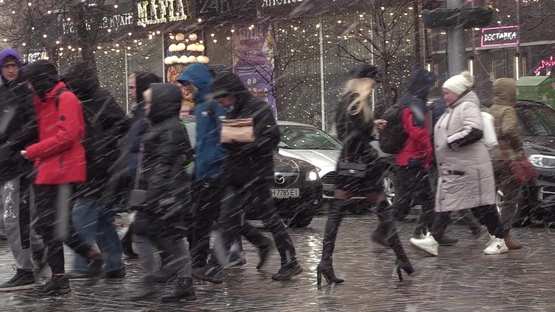 Daily life in Ukraine as the tension on the border with Russia stays