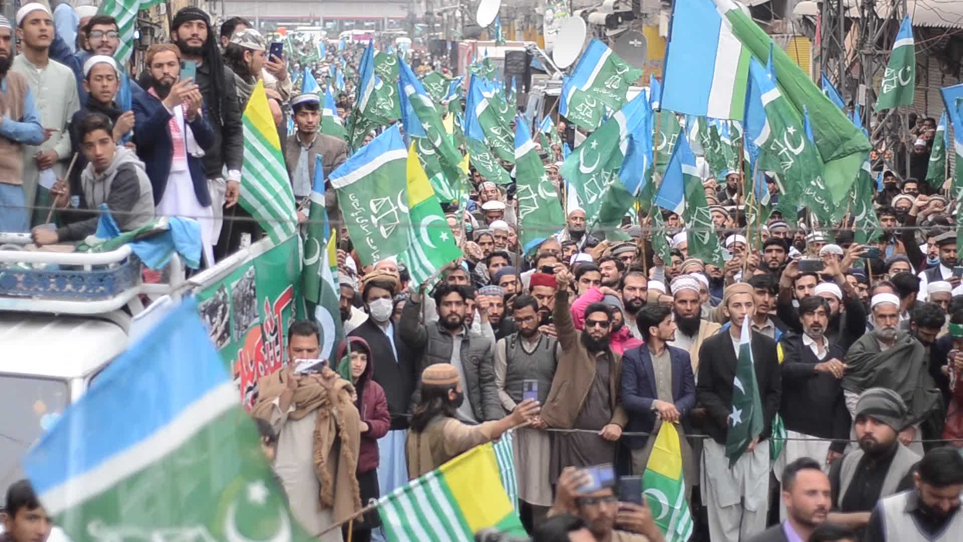 Pakistan Protest against India over Kashmir
