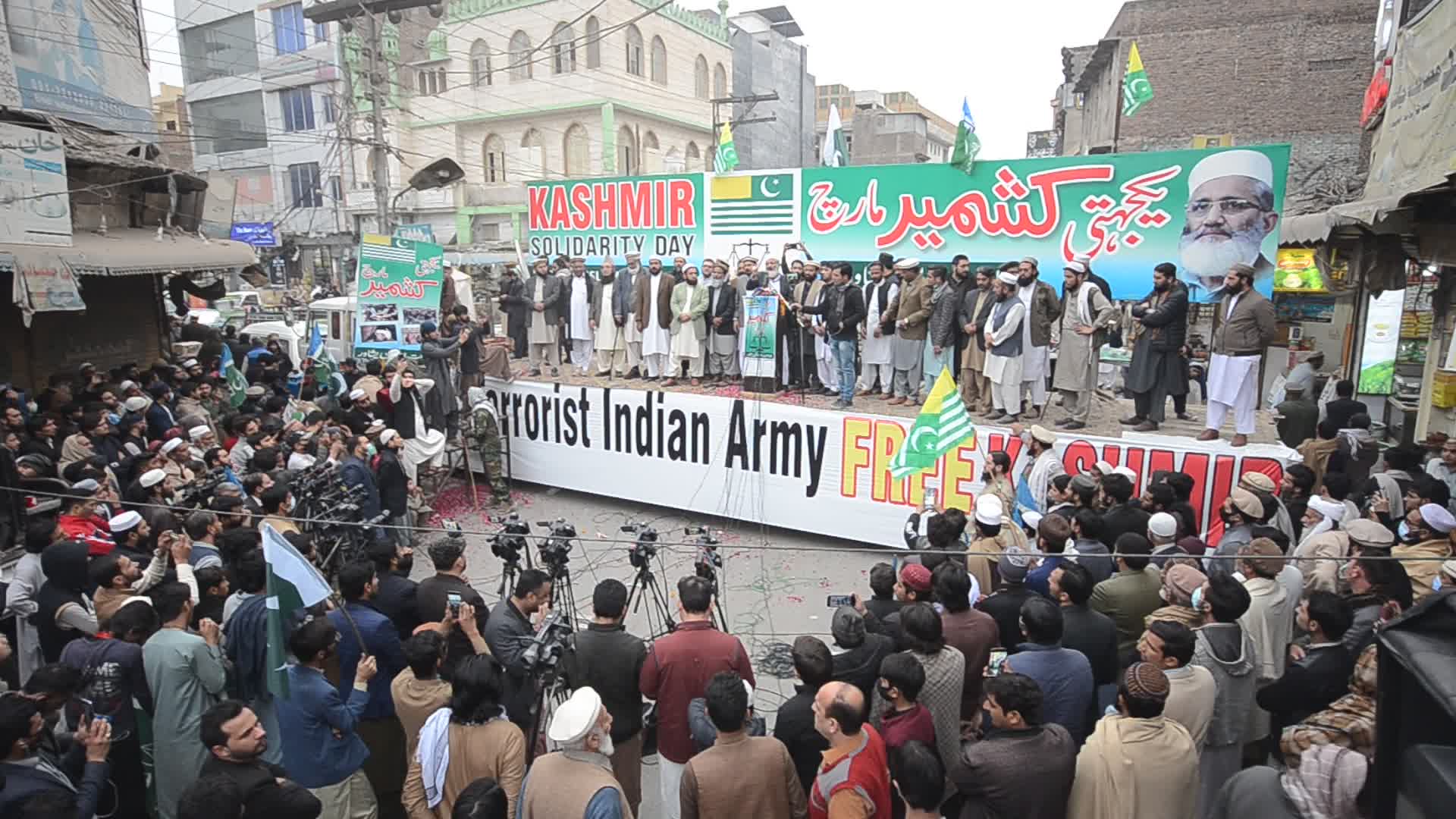 Pakistan Protest against India over Kashmir
