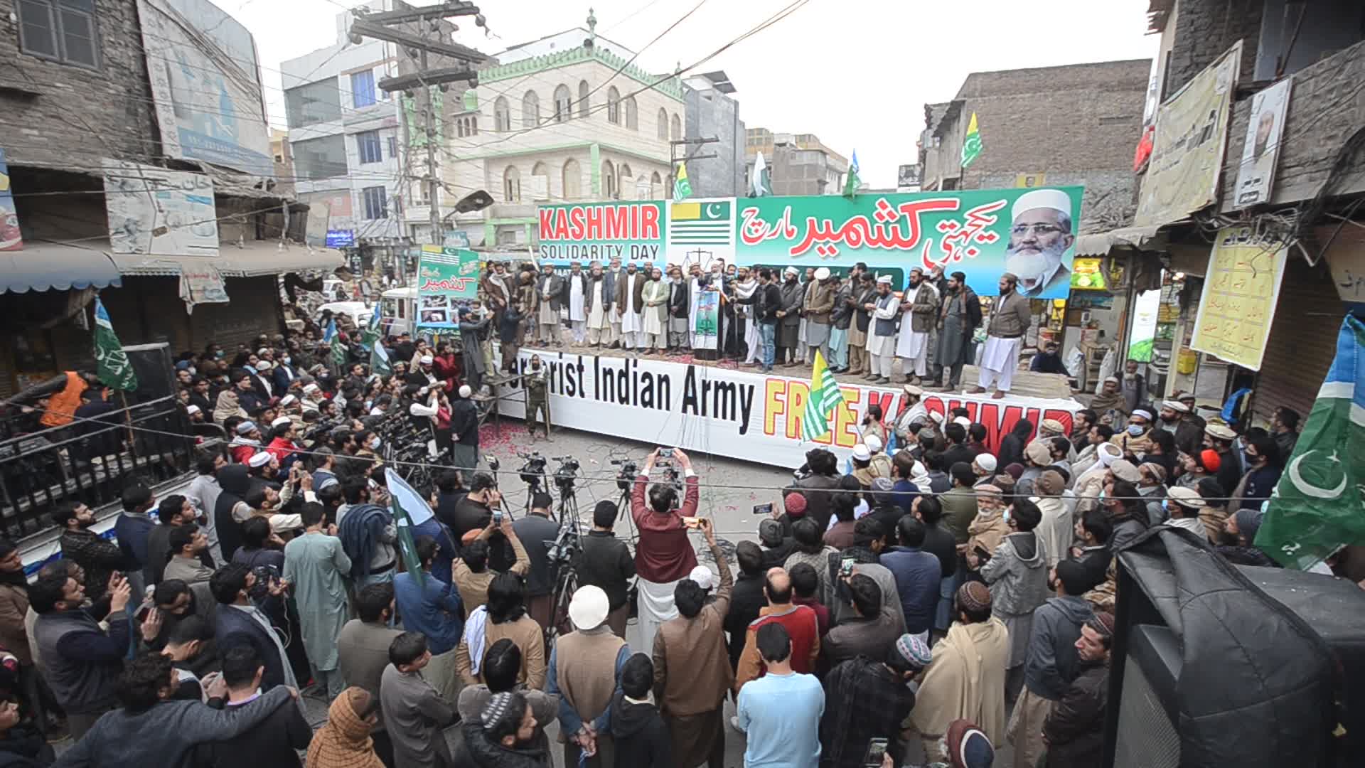 Pakistan Protest against India over Kashmir
