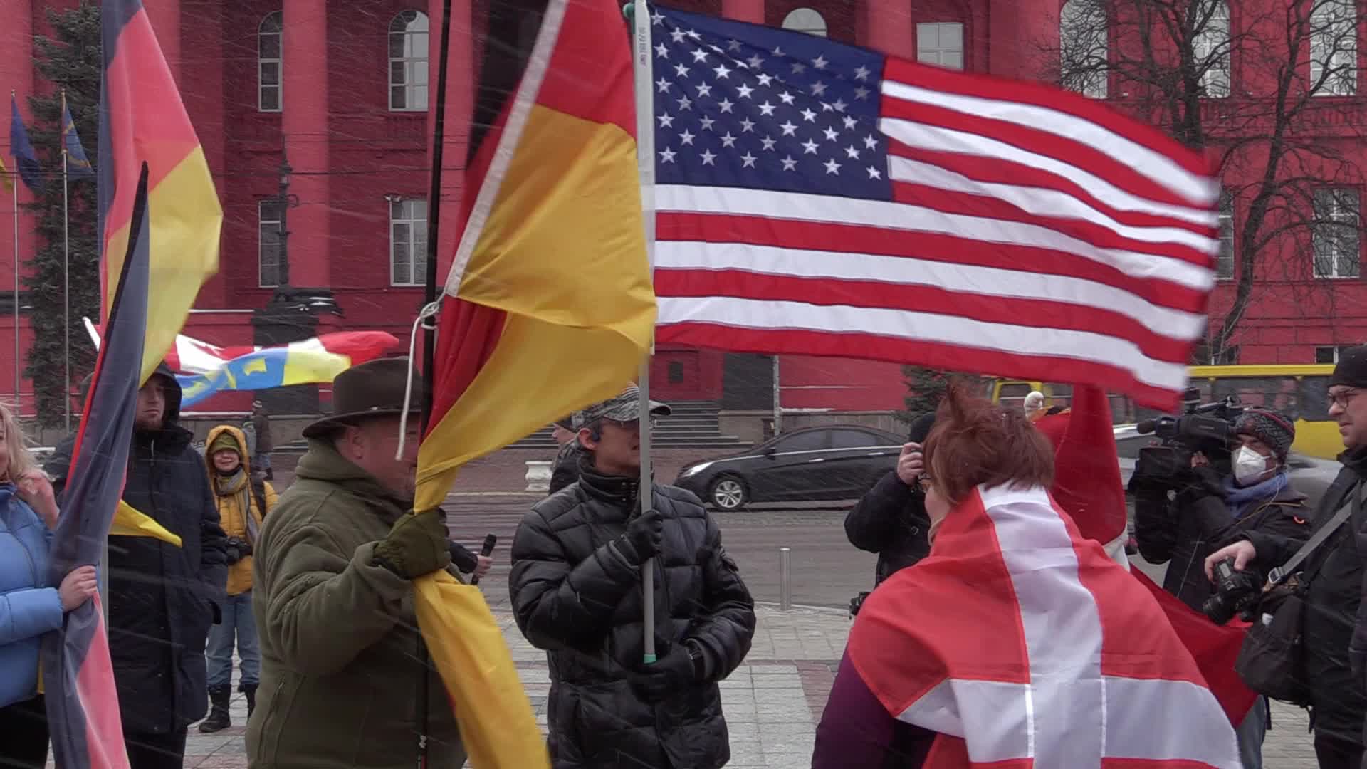 The International Unity March for Ukraine in Ukrainian capital Kyiv