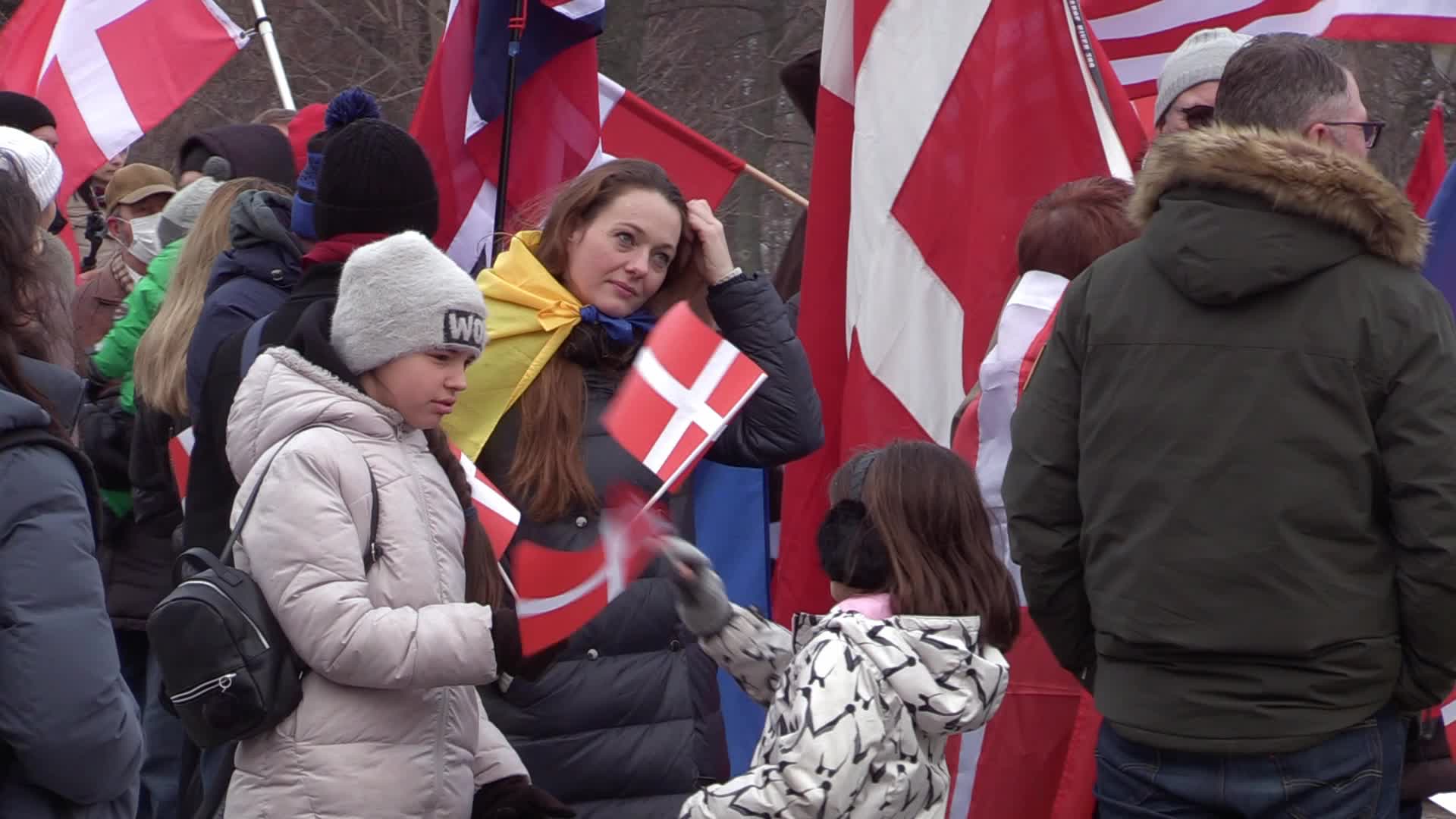 The International Unity March for Ukraine in Ukrainian capital Kyiv