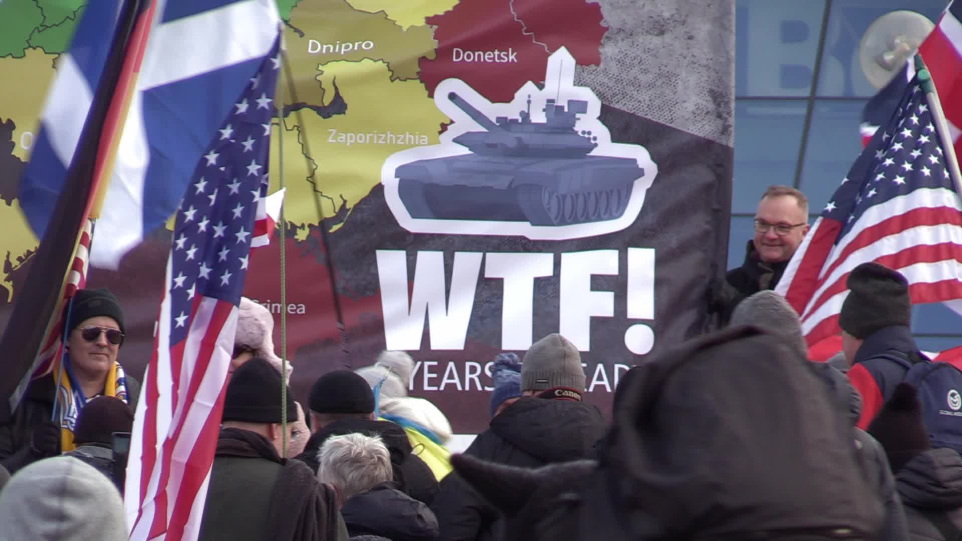 The International Unity March for Ukraine in Ukrainian capital Kyiv