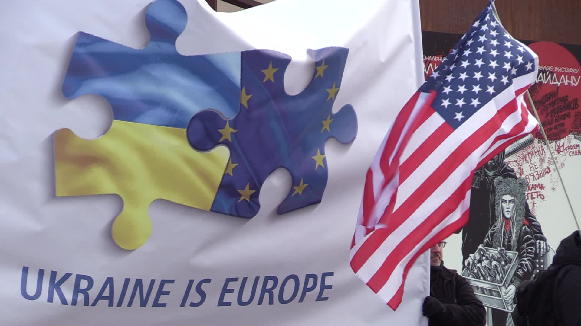 The International Unity March for Ukraine in Ukrainian capital Kyiv