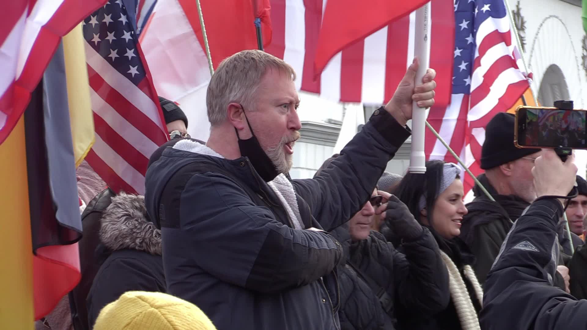 The International Unity March for Ukraine in Ukrainian capital Kyiv