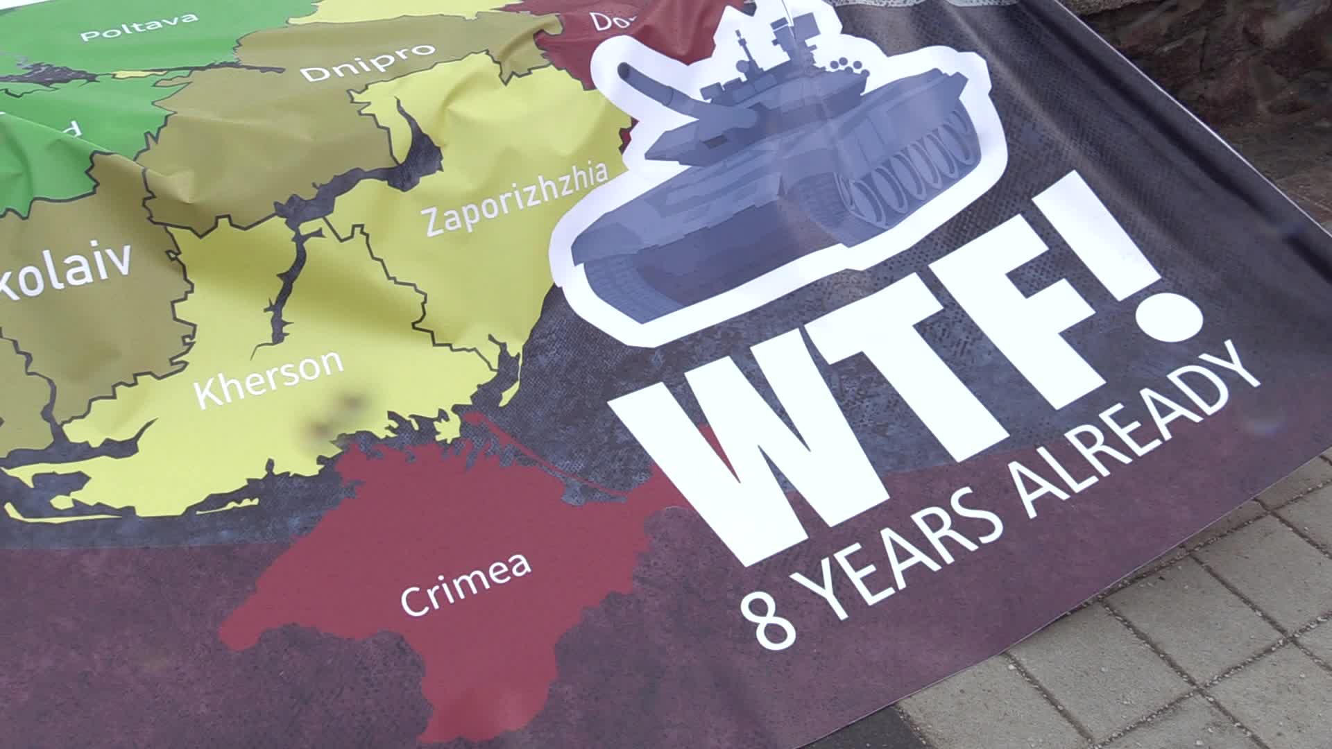 The International Unity March for Ukraine in Ukrainian capital Kyiv