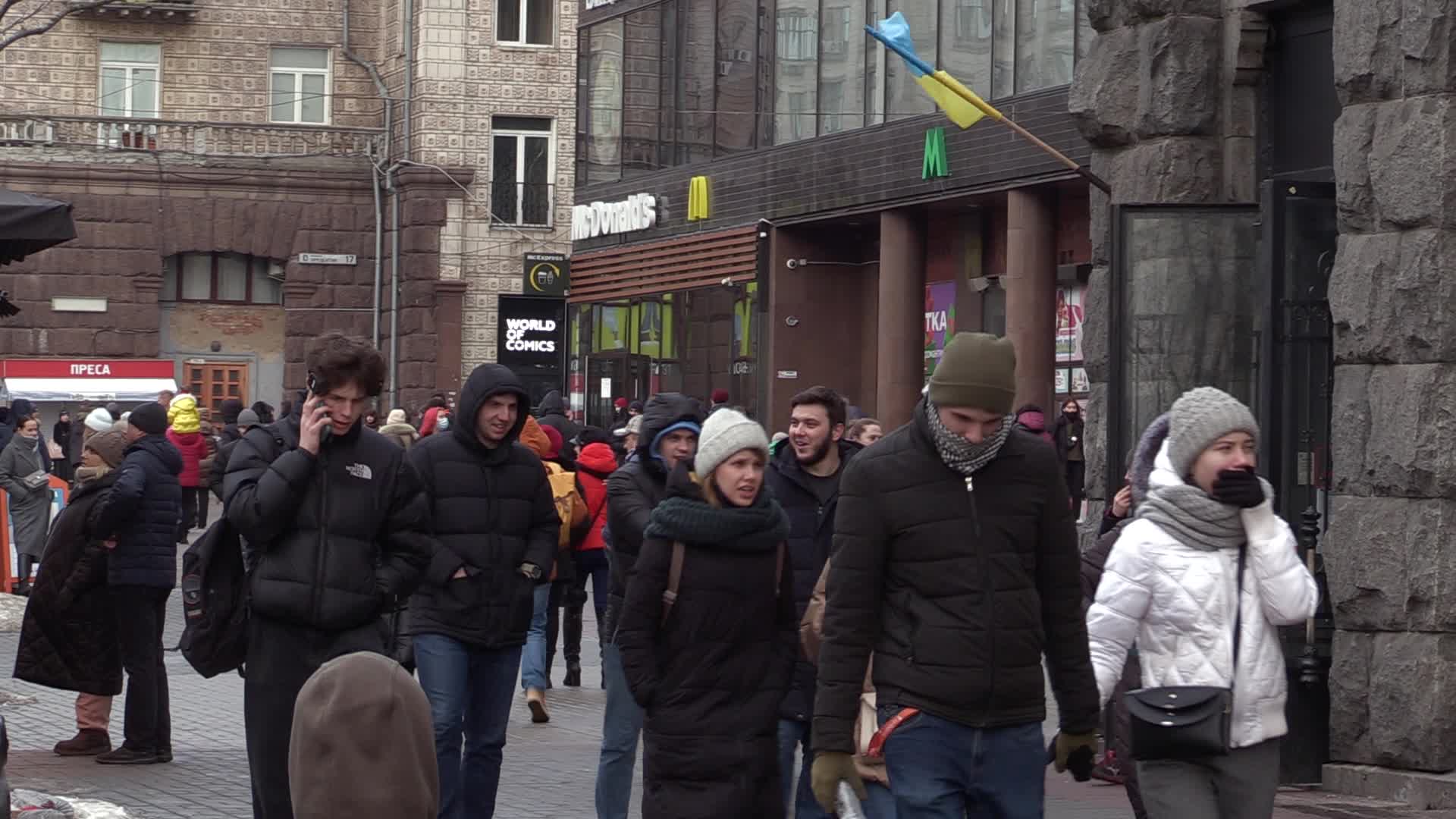 Daily life in Ukraine as the tension on the border with Russia stays