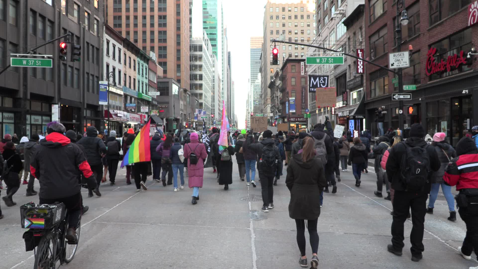 NYC: Protesters call for justice following police killing of Amir Locke 