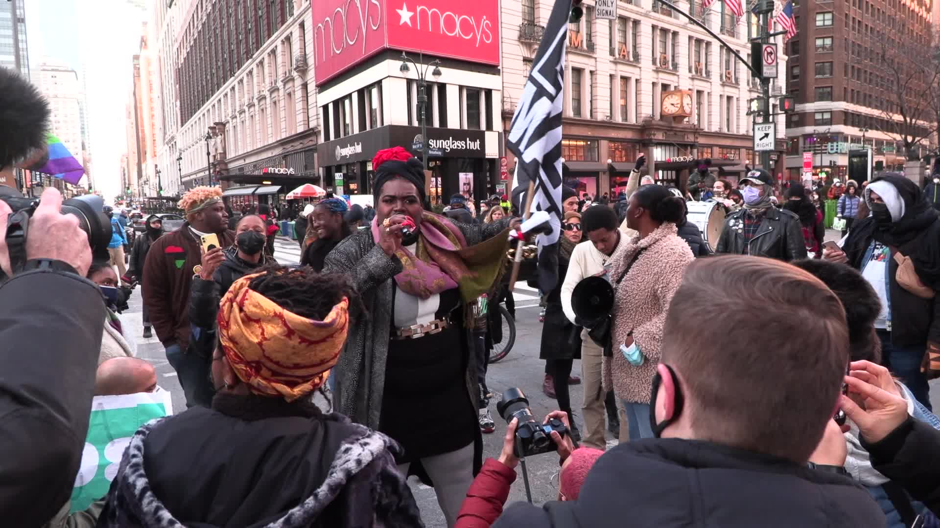 NYC: Protesters Call for Justice Following Police Killing of Amir Locke 