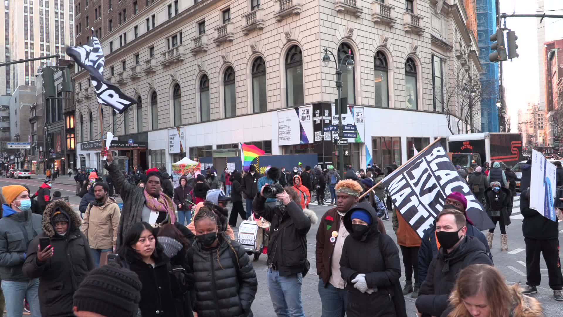 NYC: Protesters Call for Justice Following Police Killing of Amir Locke 