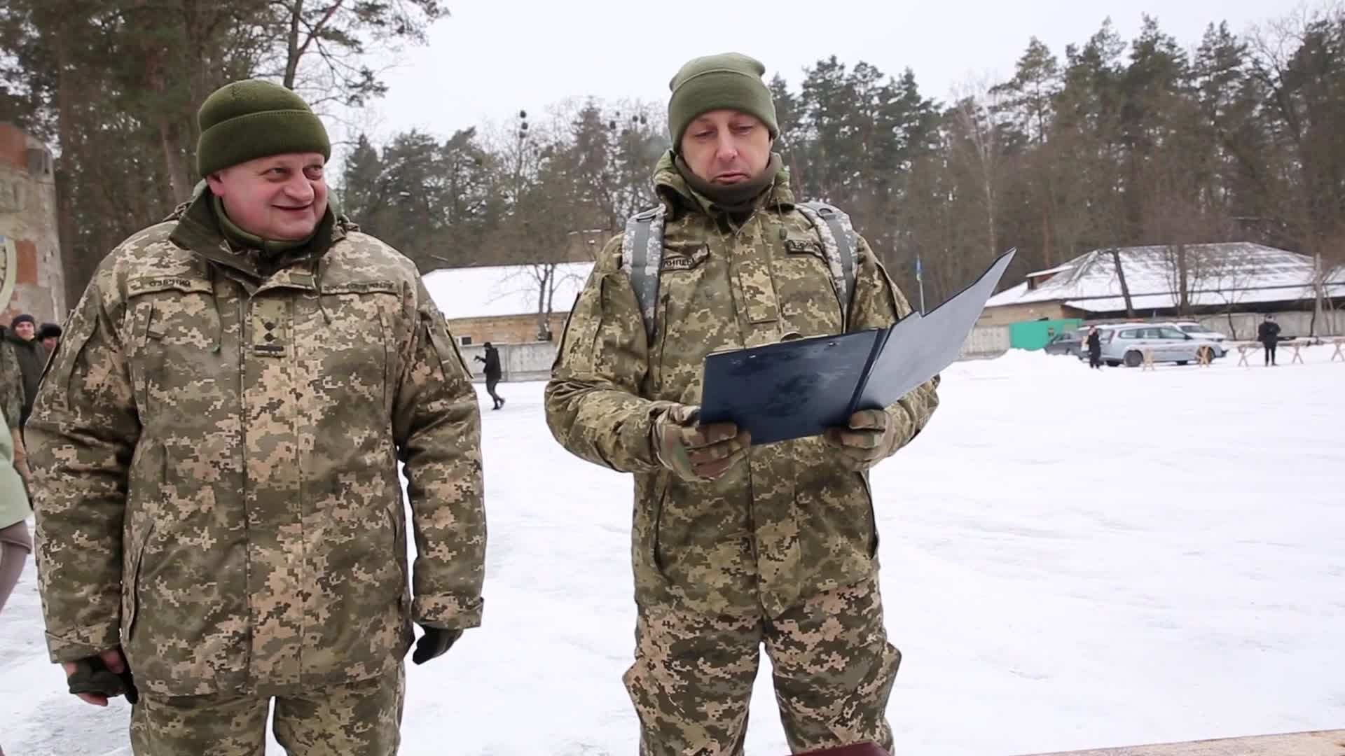 Territorial Defence Forces train civilian recruits in Kiev