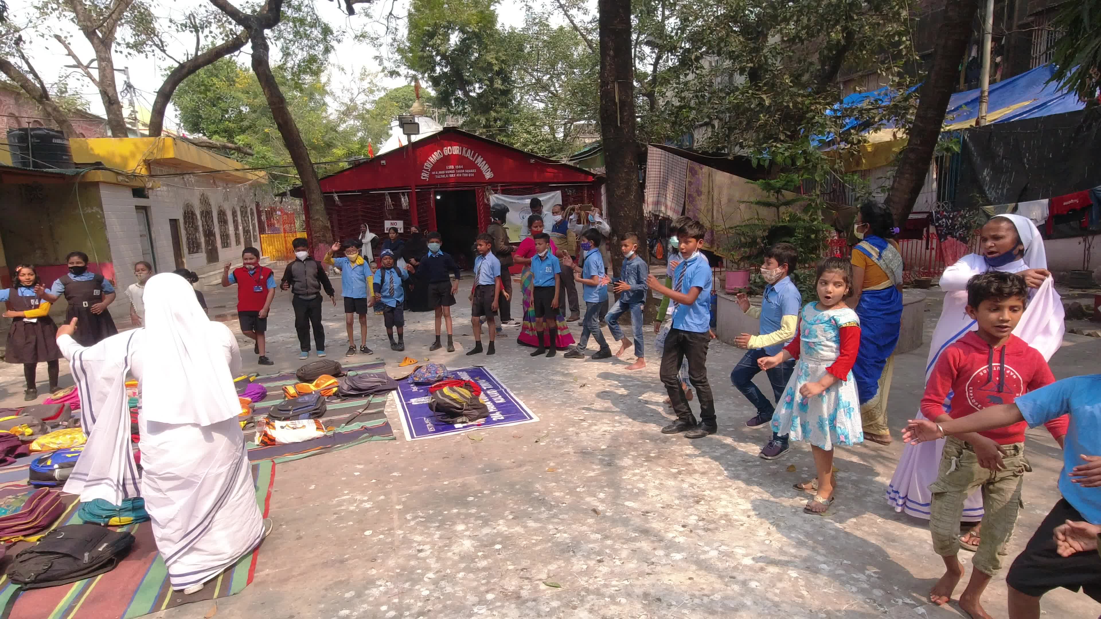 Primary Schools reopen in Kolkata .