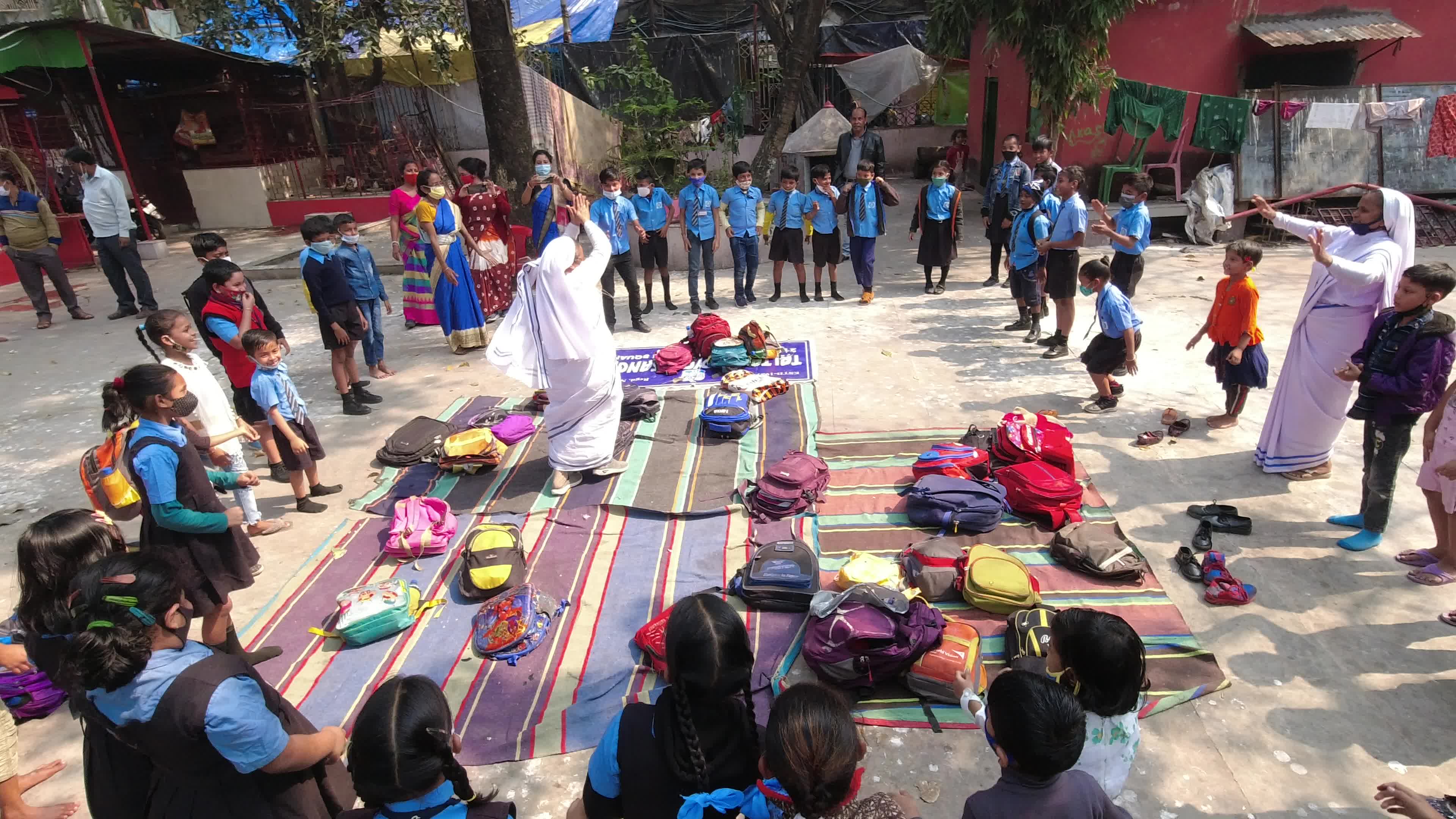 Primary Schools reopen in Kolkata .