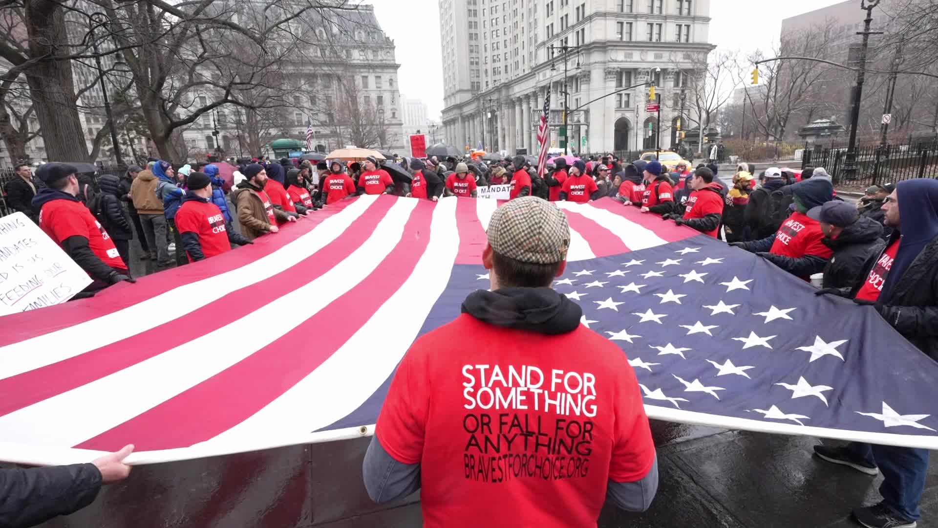 Anti-Mandate Protest in New York City 