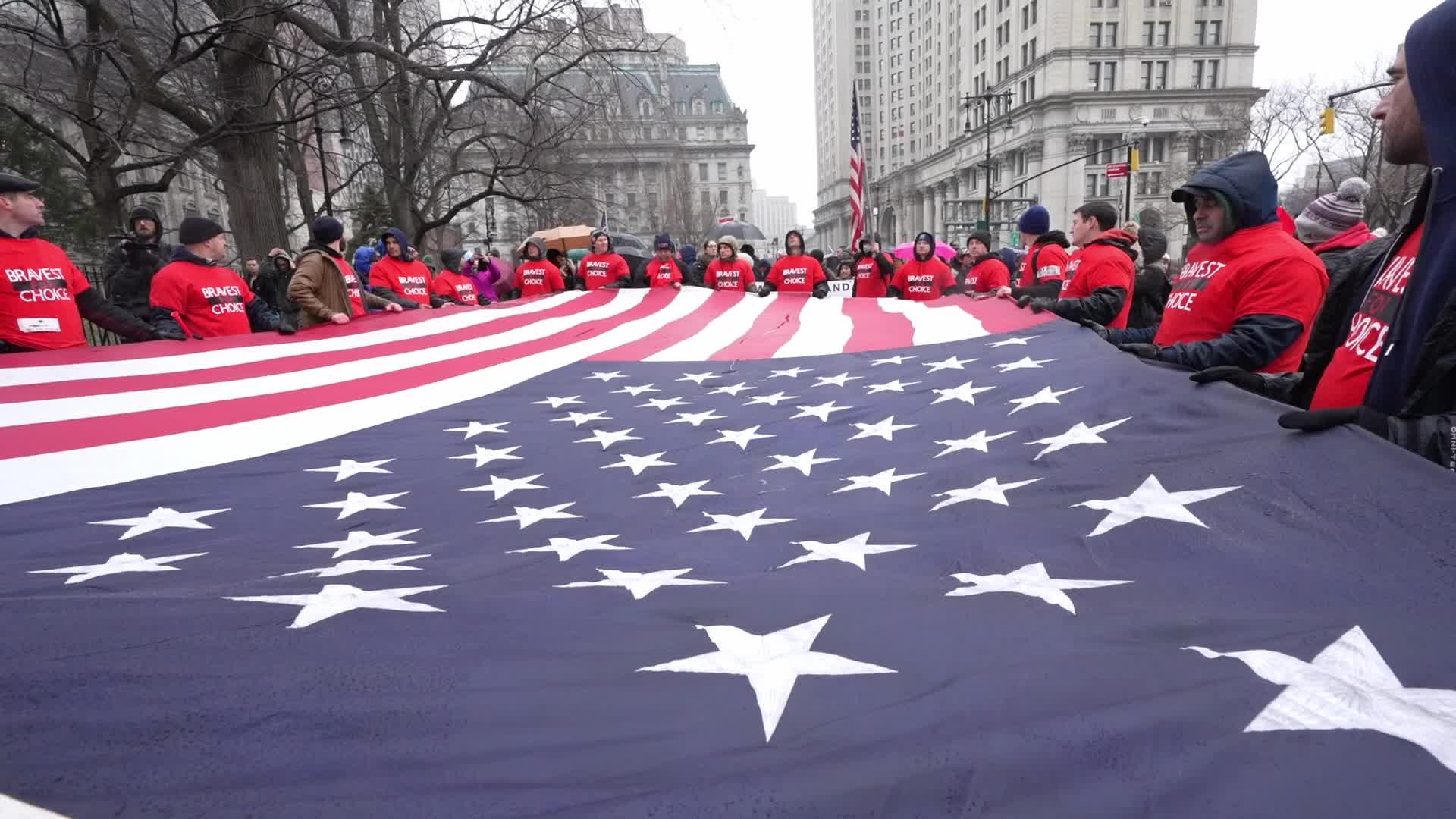 Anti-Mandate Protest in New York City 