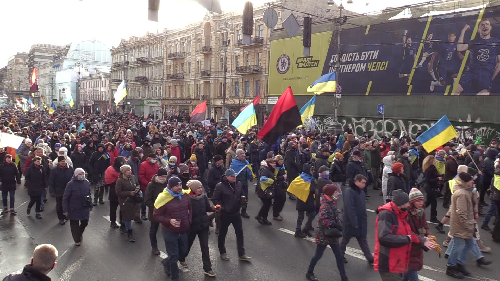 Unity March in Kyiv, Ukraine