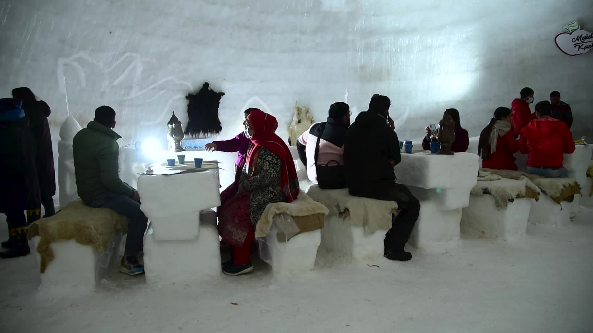 World's largest igloo café in Indian administered Kashmir