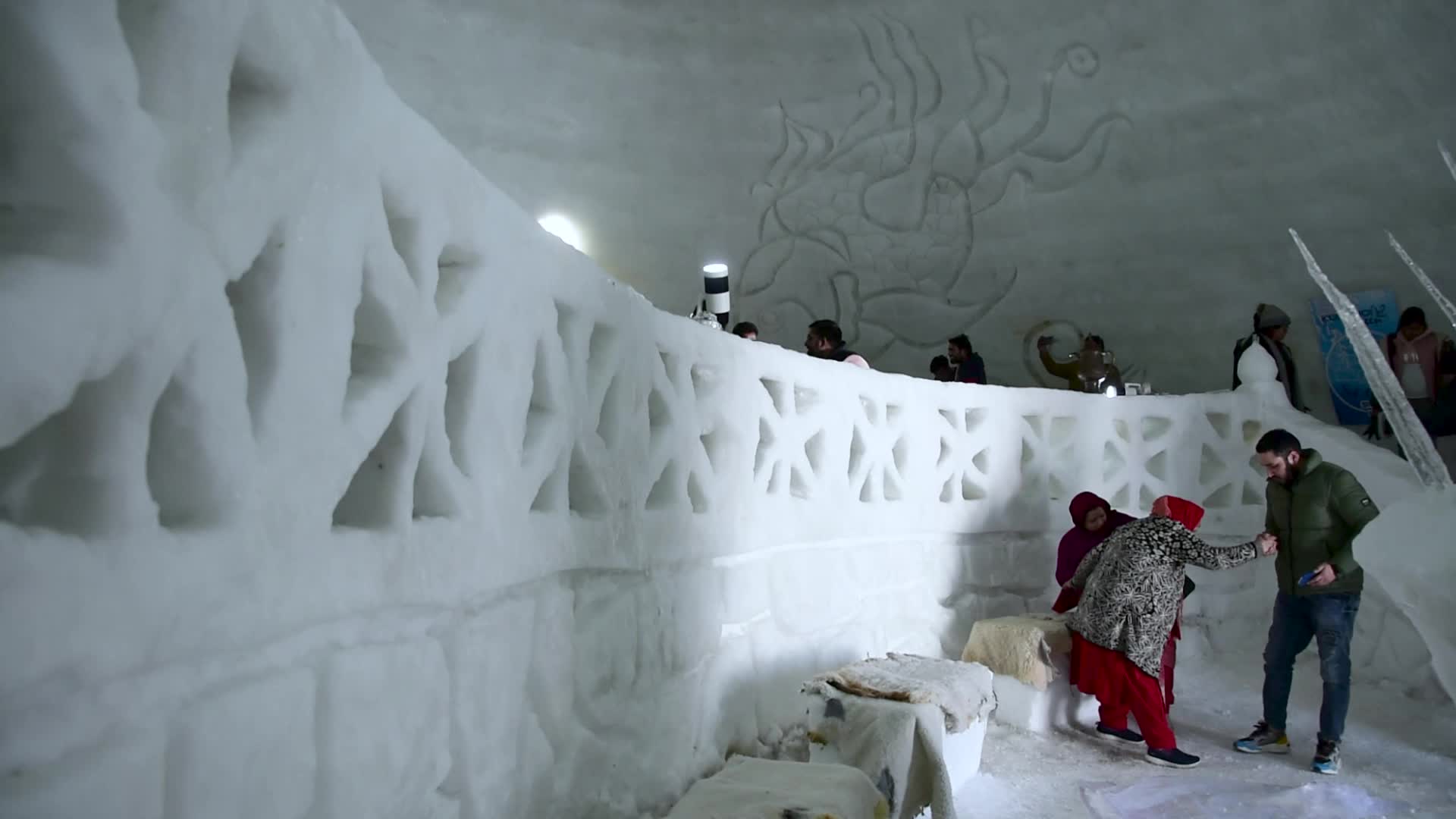 World's largest igloo café in Indian administered Kashmir