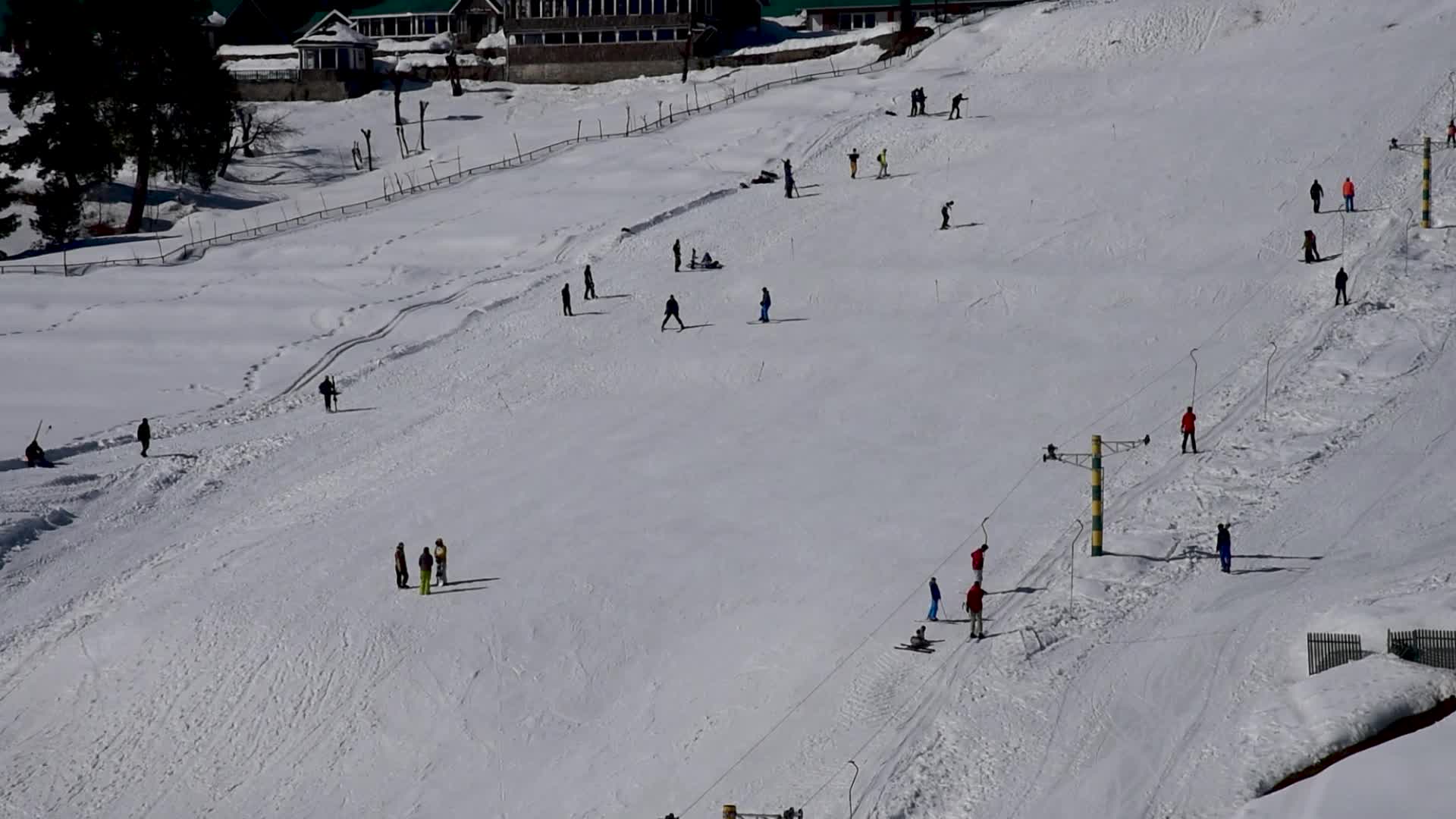 Sunny Day in Gulmarg Indian Administered Kashmir.