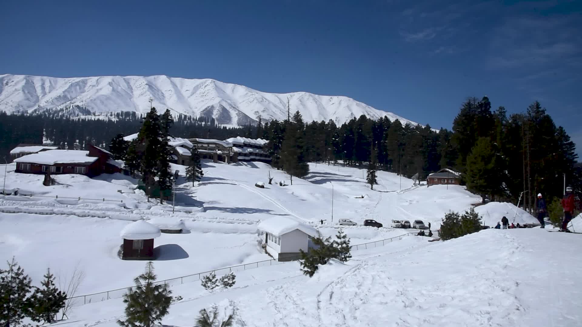 Sunny Day in Gulmarg Indian Administered Kashmir.