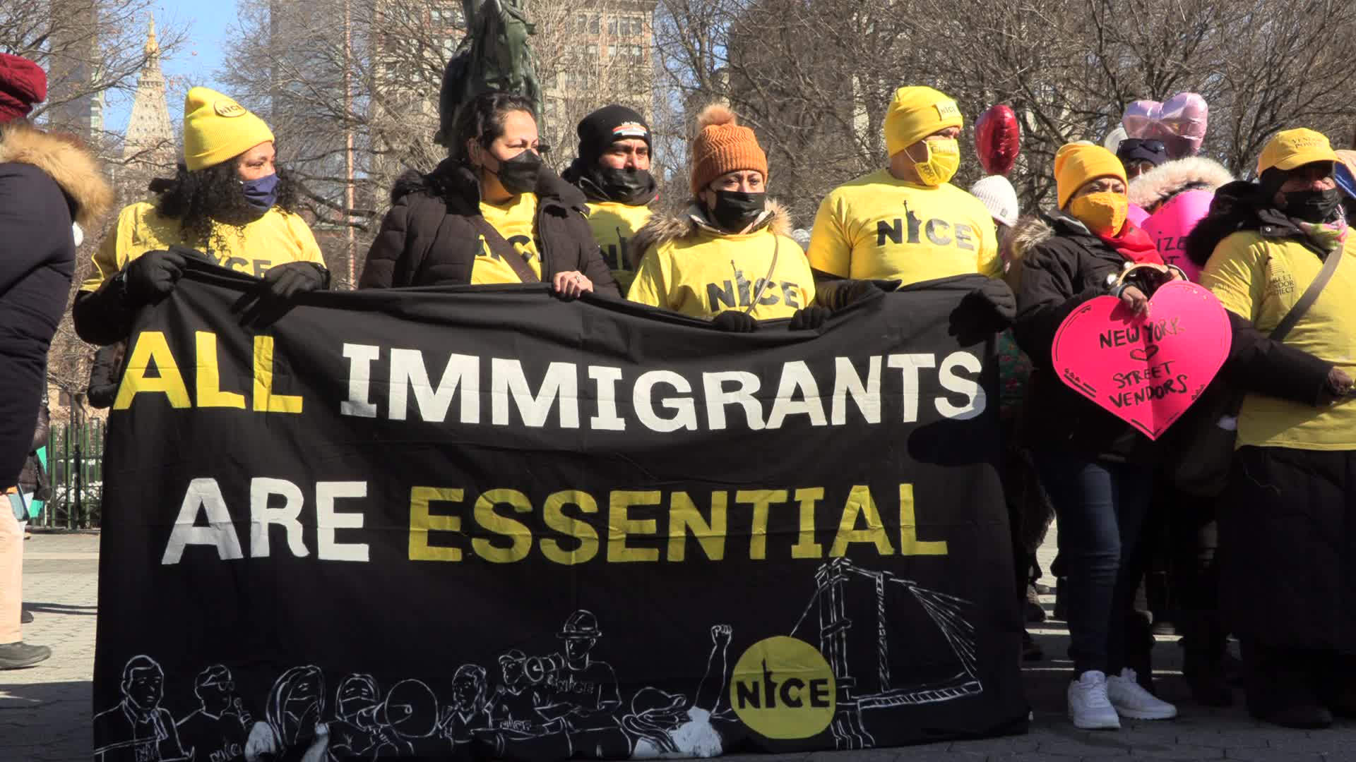 'Love Your Excluded Workers:' Rally for Worker Protections