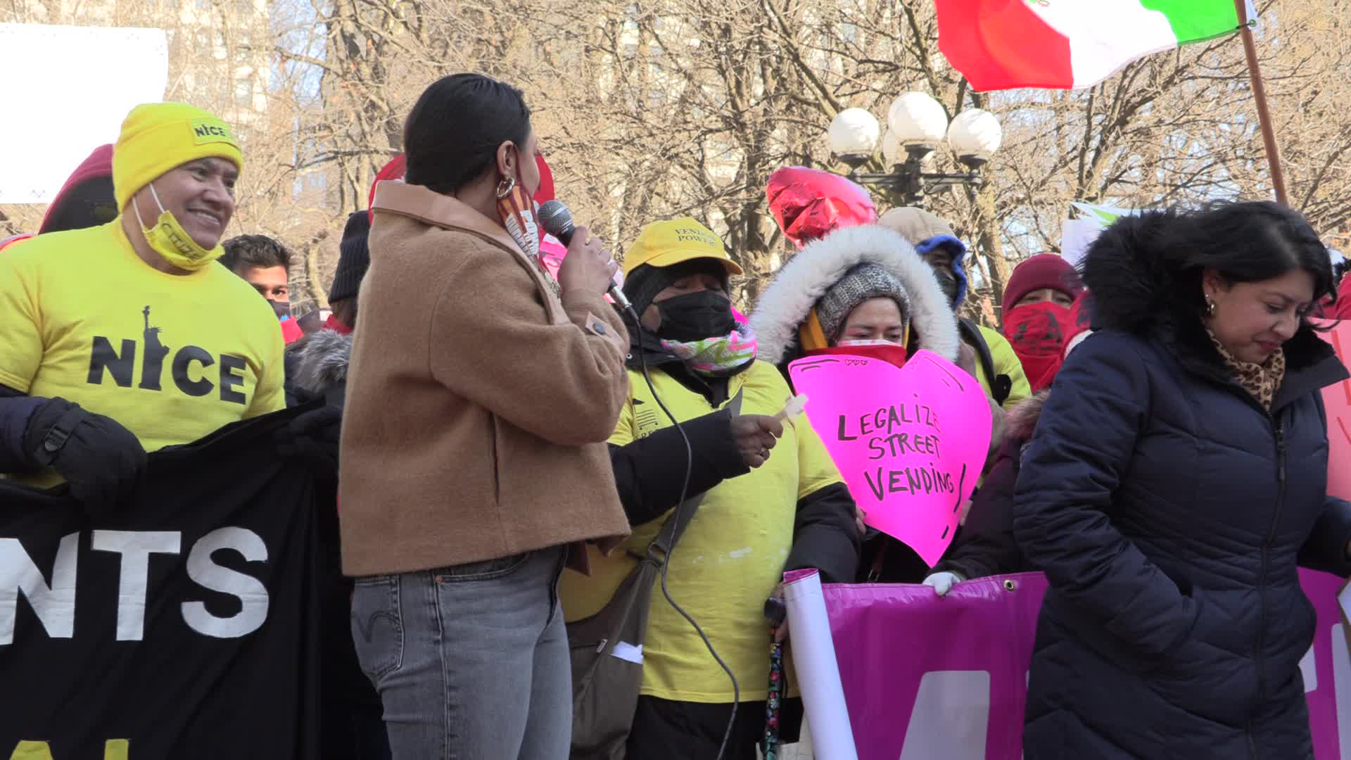 'Love Your Excluded Workers:' Rally for Worker Protections