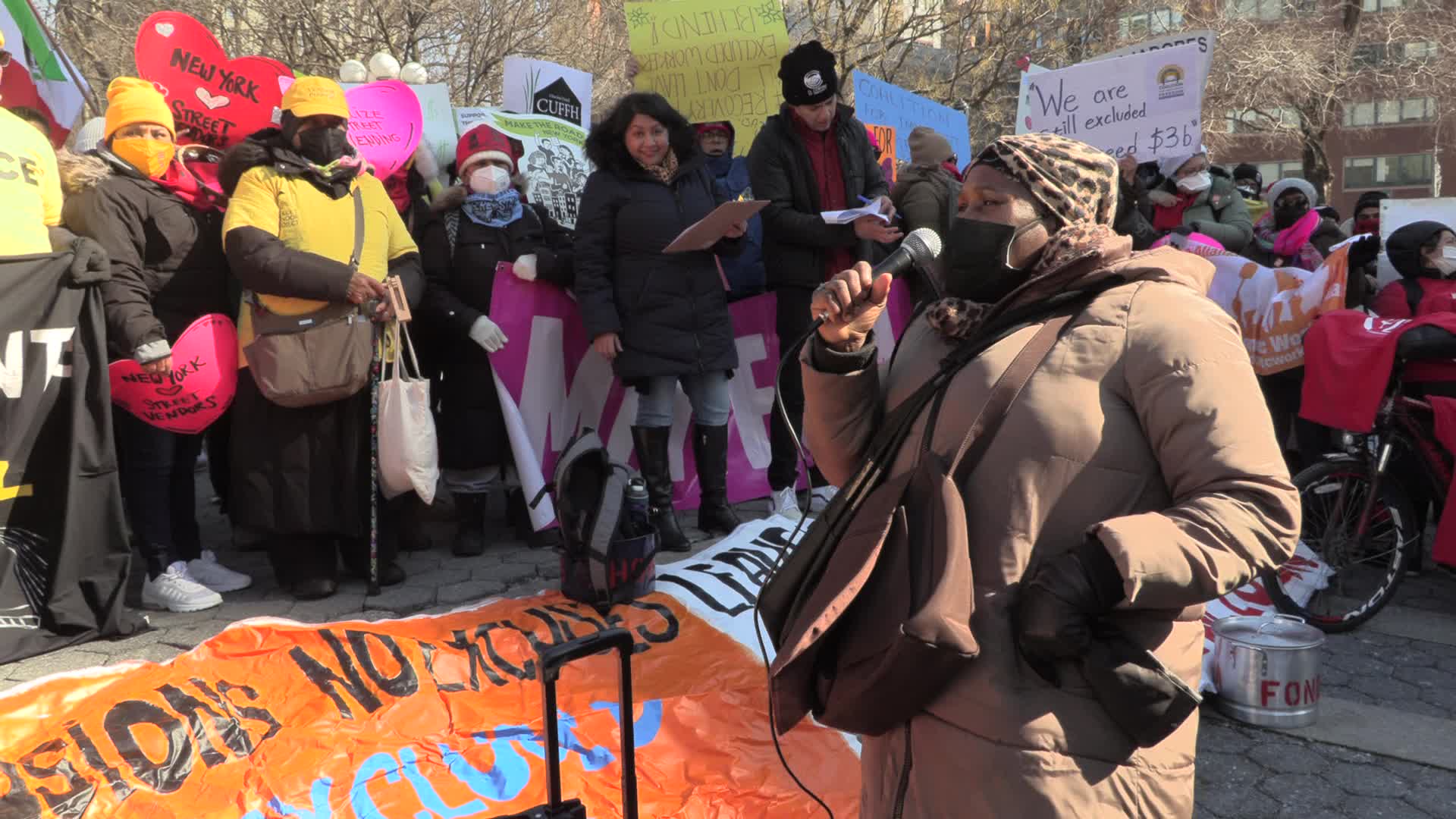 'Love Your Excluded Workers:' Rally for Worker Protections