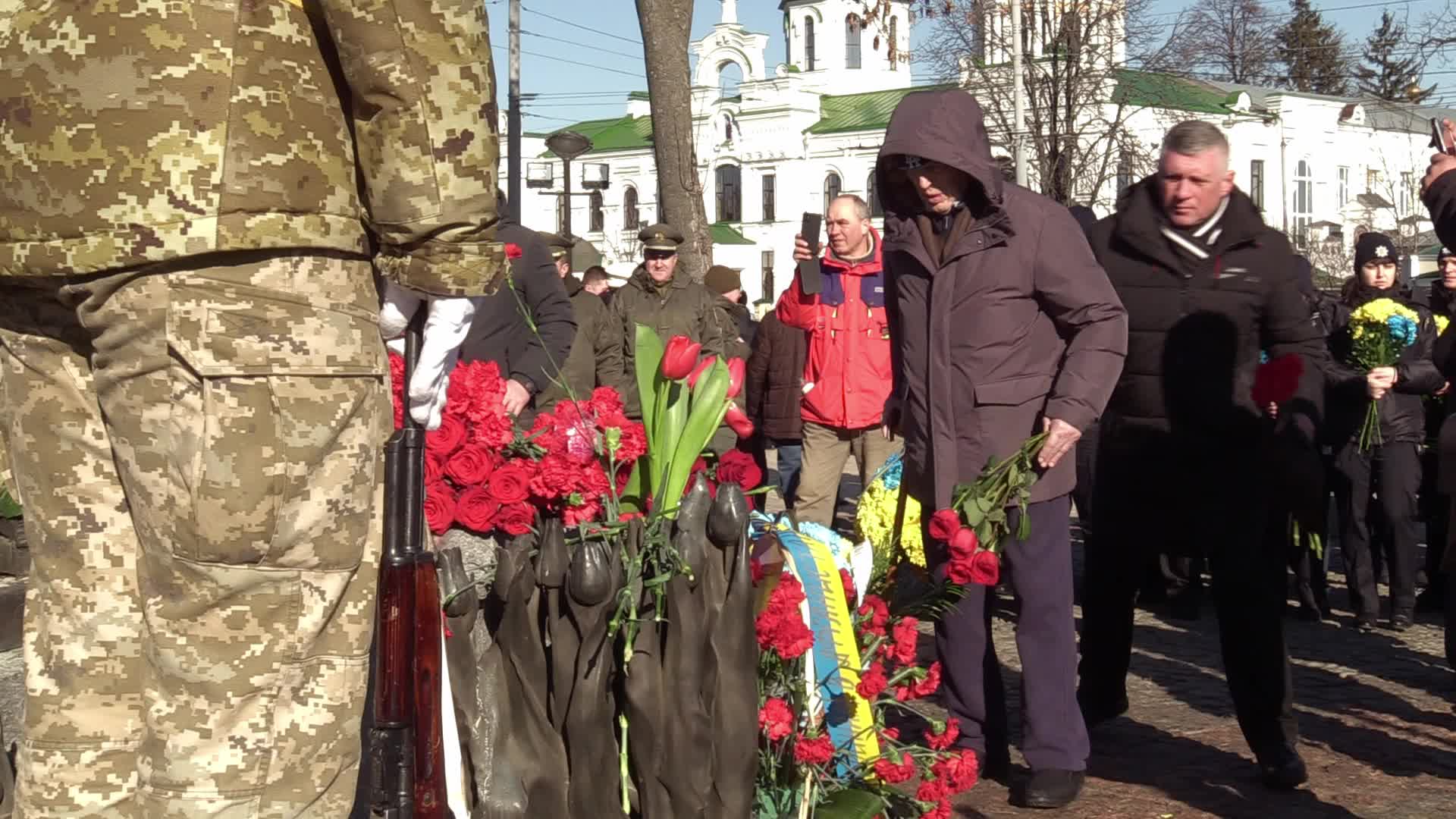 Afghan war anniversary, in Ukraine