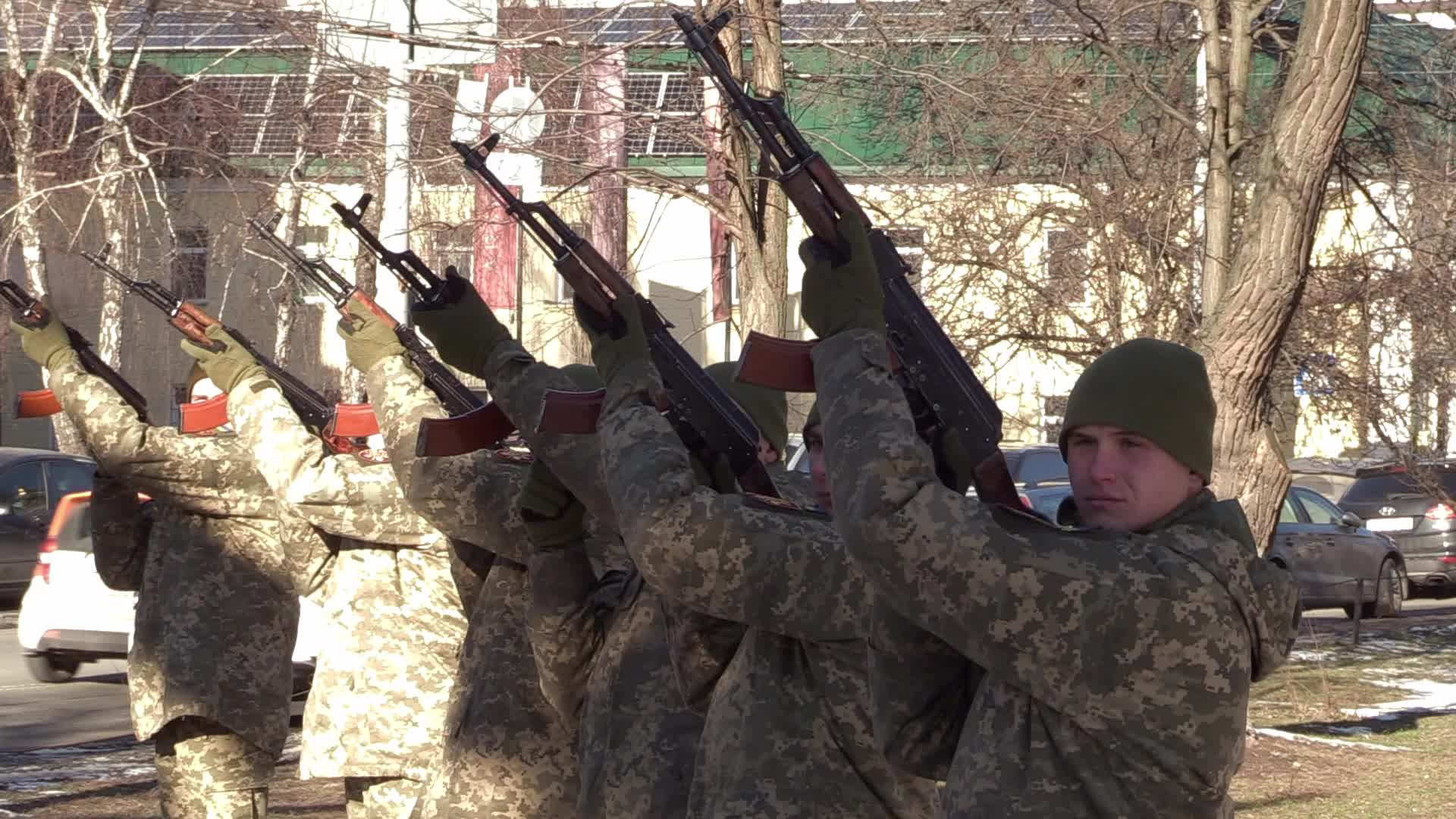 Afghan war anniversary, in Ukraine