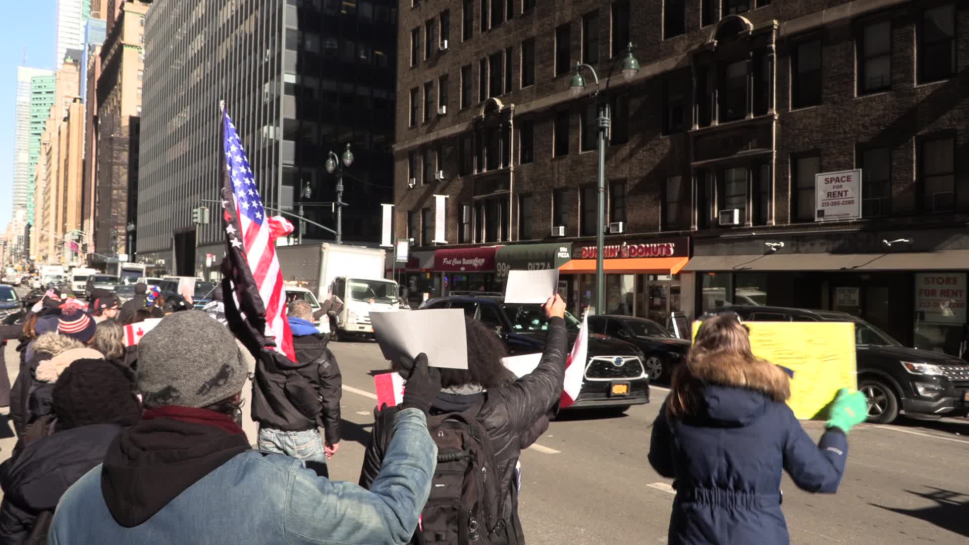 NYC stands with Ottawa