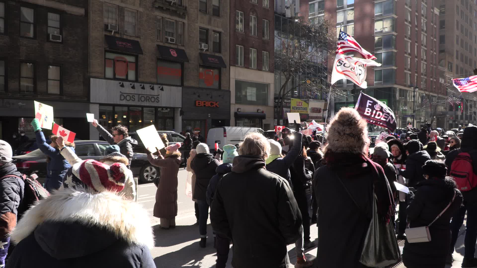 NYC stands with Ottawa
