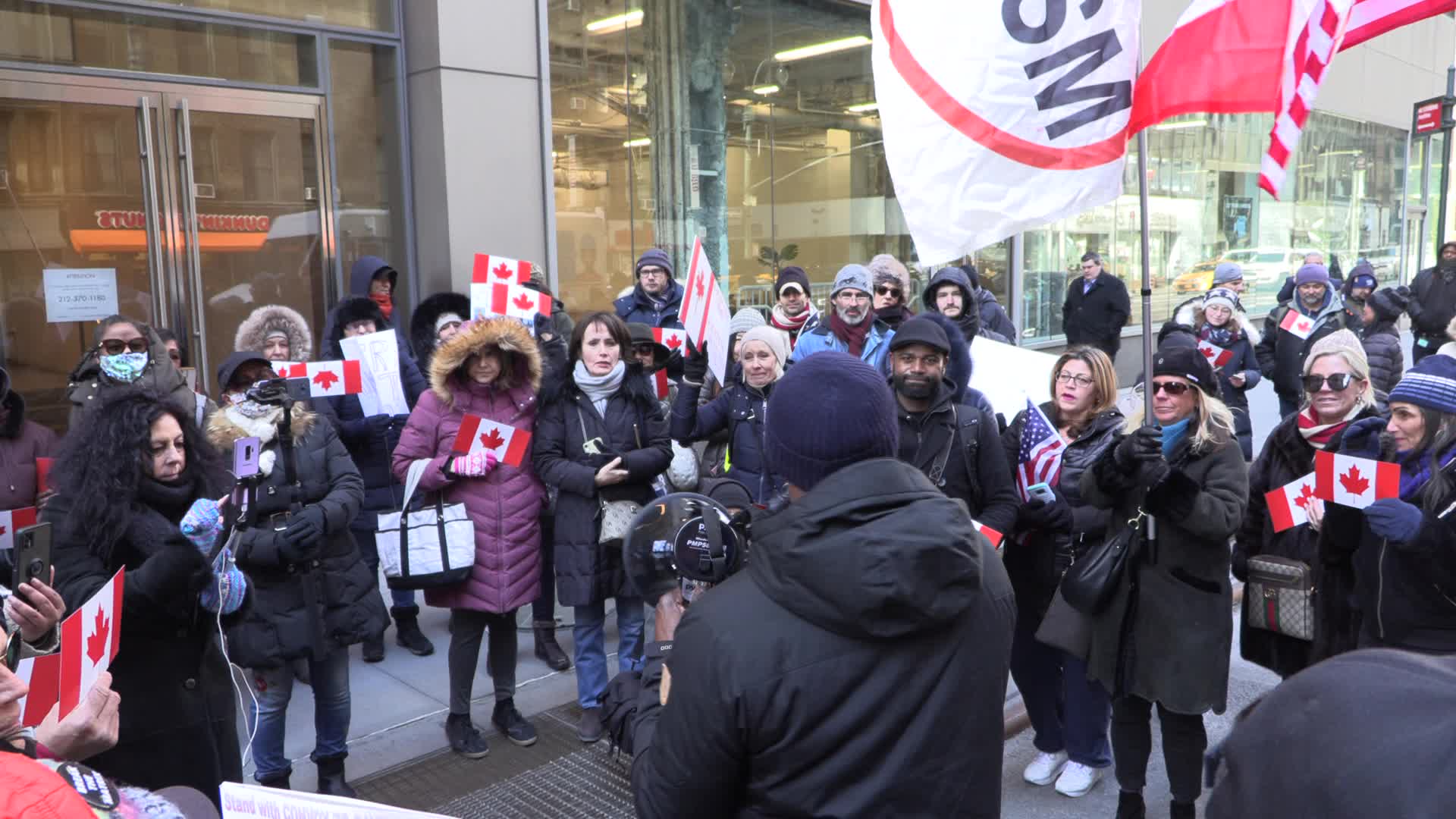 NYC stands with Ottawa