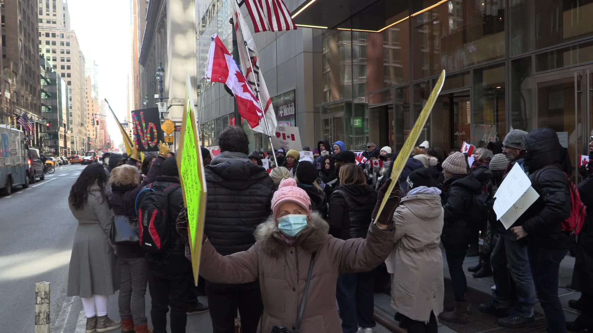 NYC stands with Ottawa