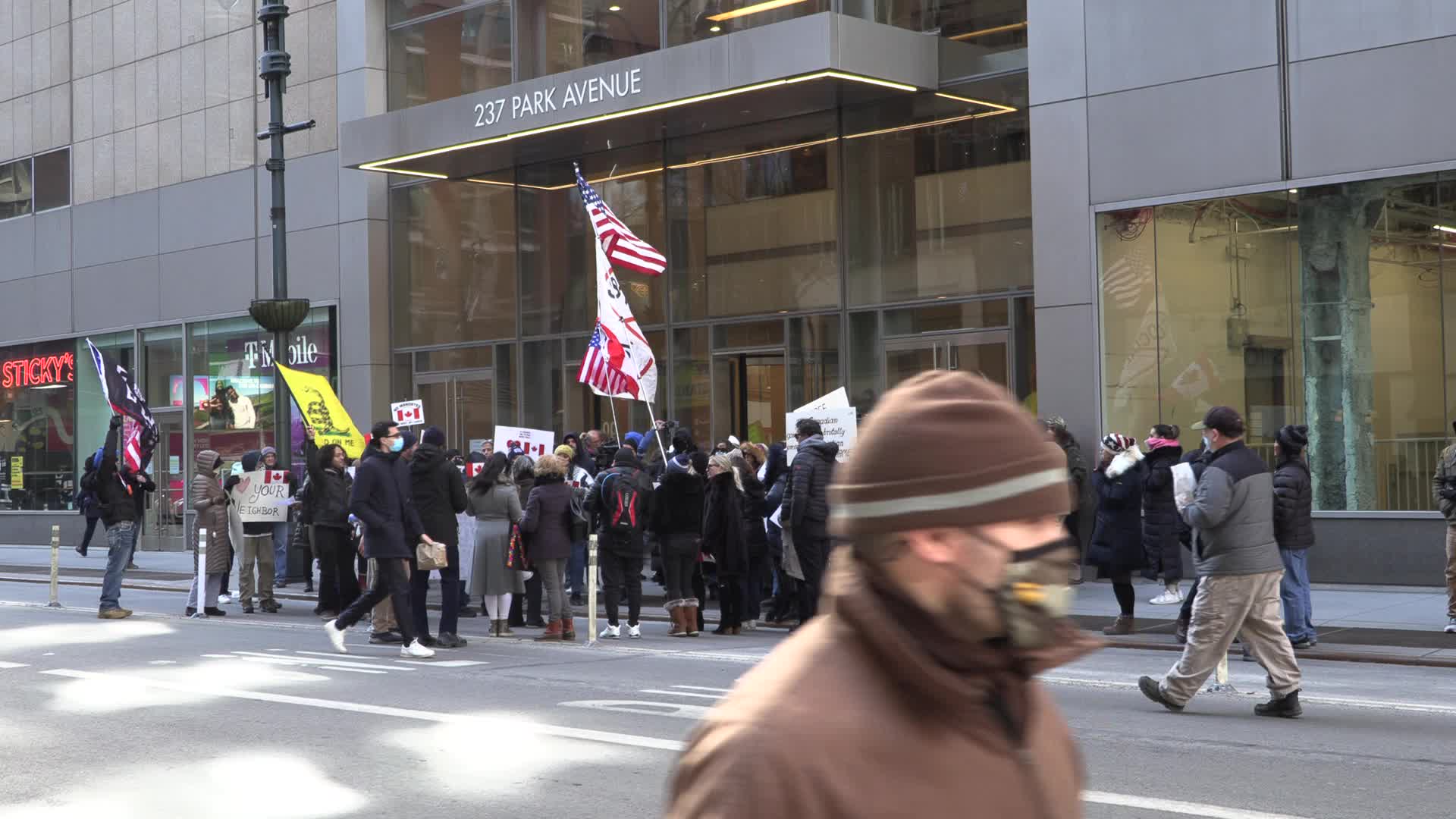 NYC stands with Ottawa