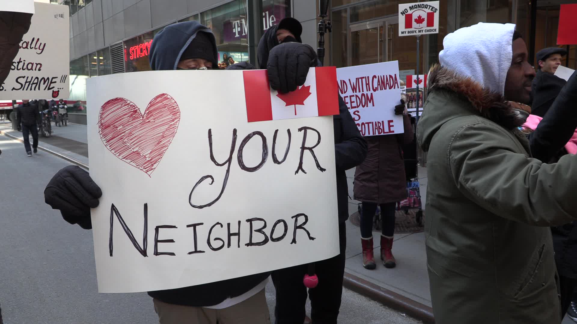 NYC stands with Ottawa