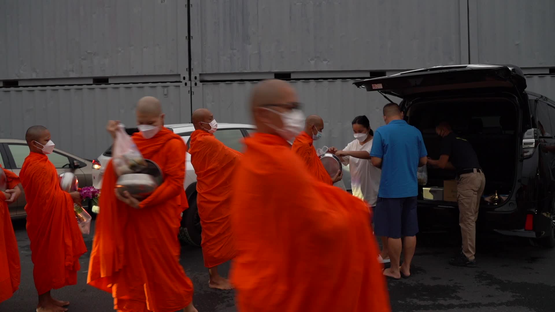 Thais Celebrate Makha Bucha Day in Bangkok.