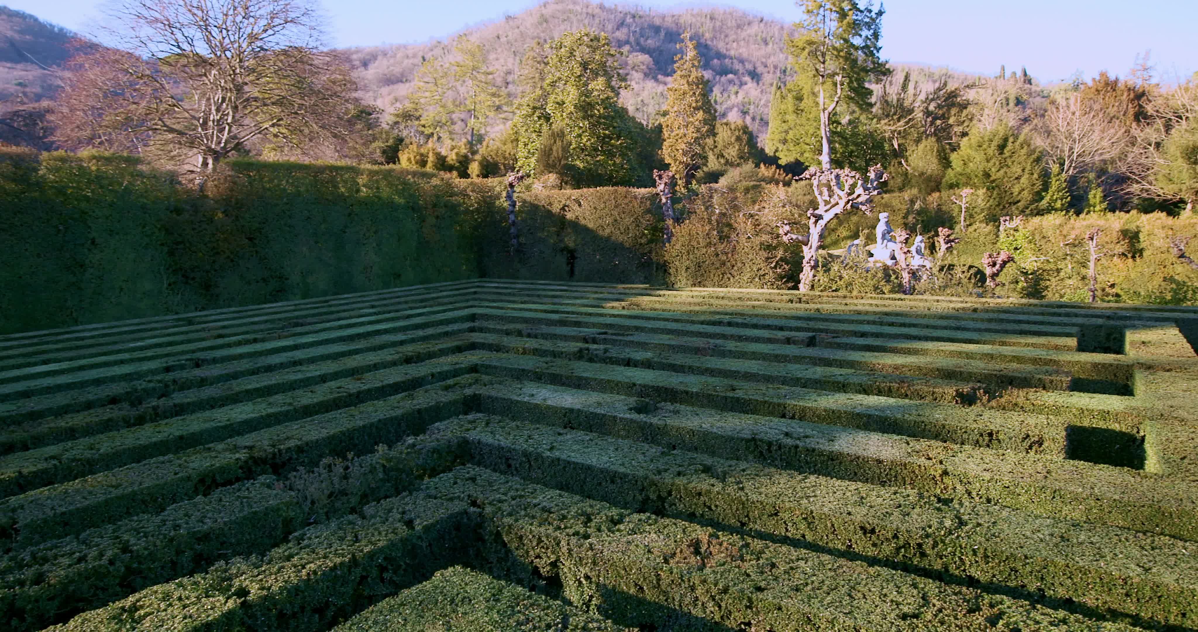 The garden of Villa Barbarigo Pizzoni Ardemani, Valsanzibio