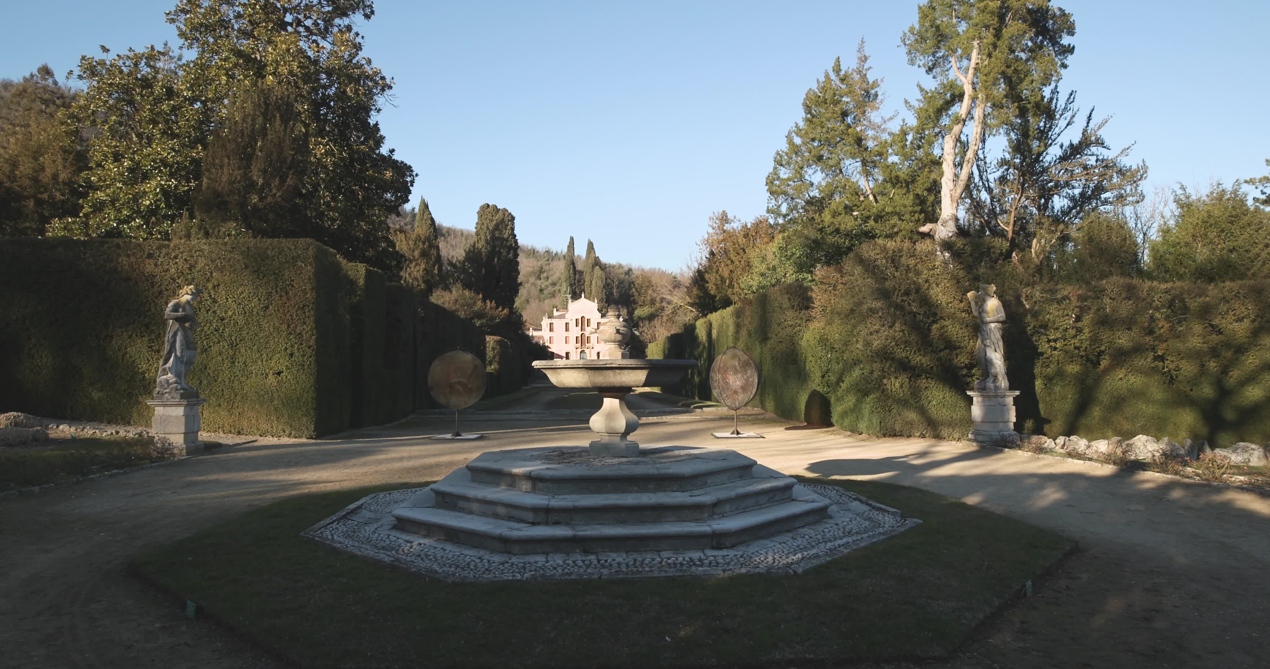 The garden of Villa Barbarigo Pizzoni Ardemani, Valsanzibio