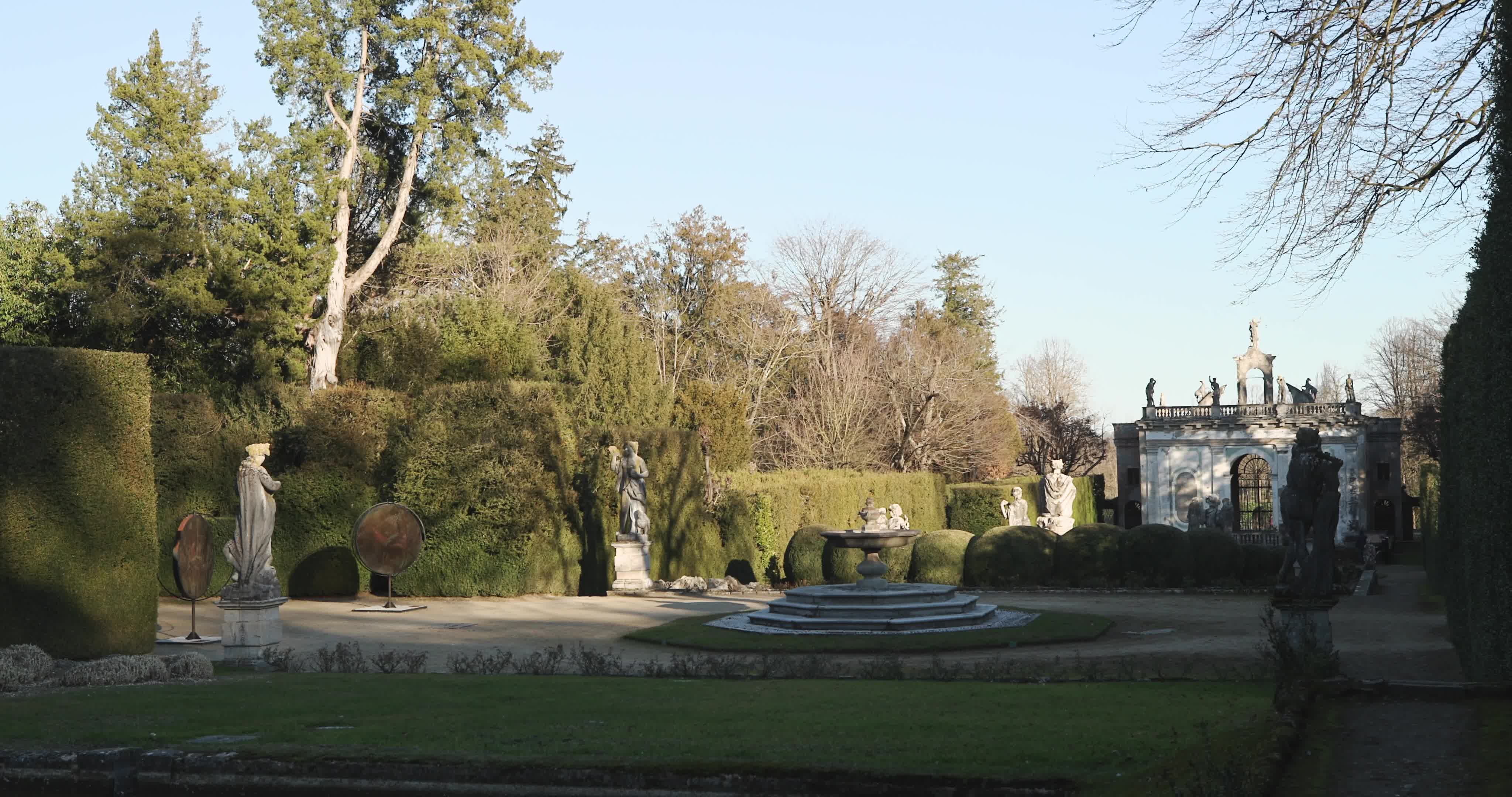 The garden of Villa Barbarigo Pizzoni Ardemani, Valsanzibio