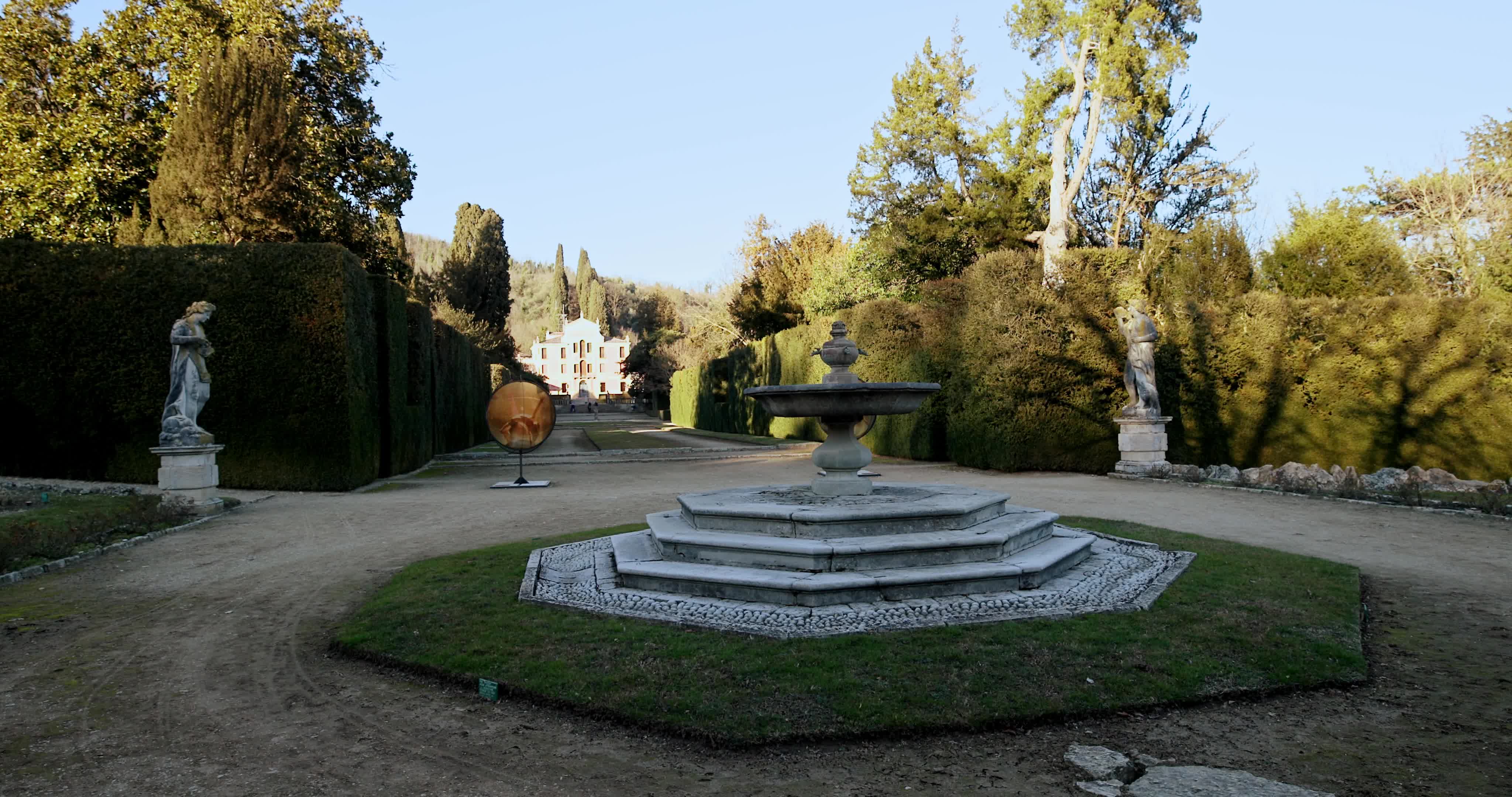 The garden of Villa Barbarigo Pizzoni Ardemani, Valsanzibio